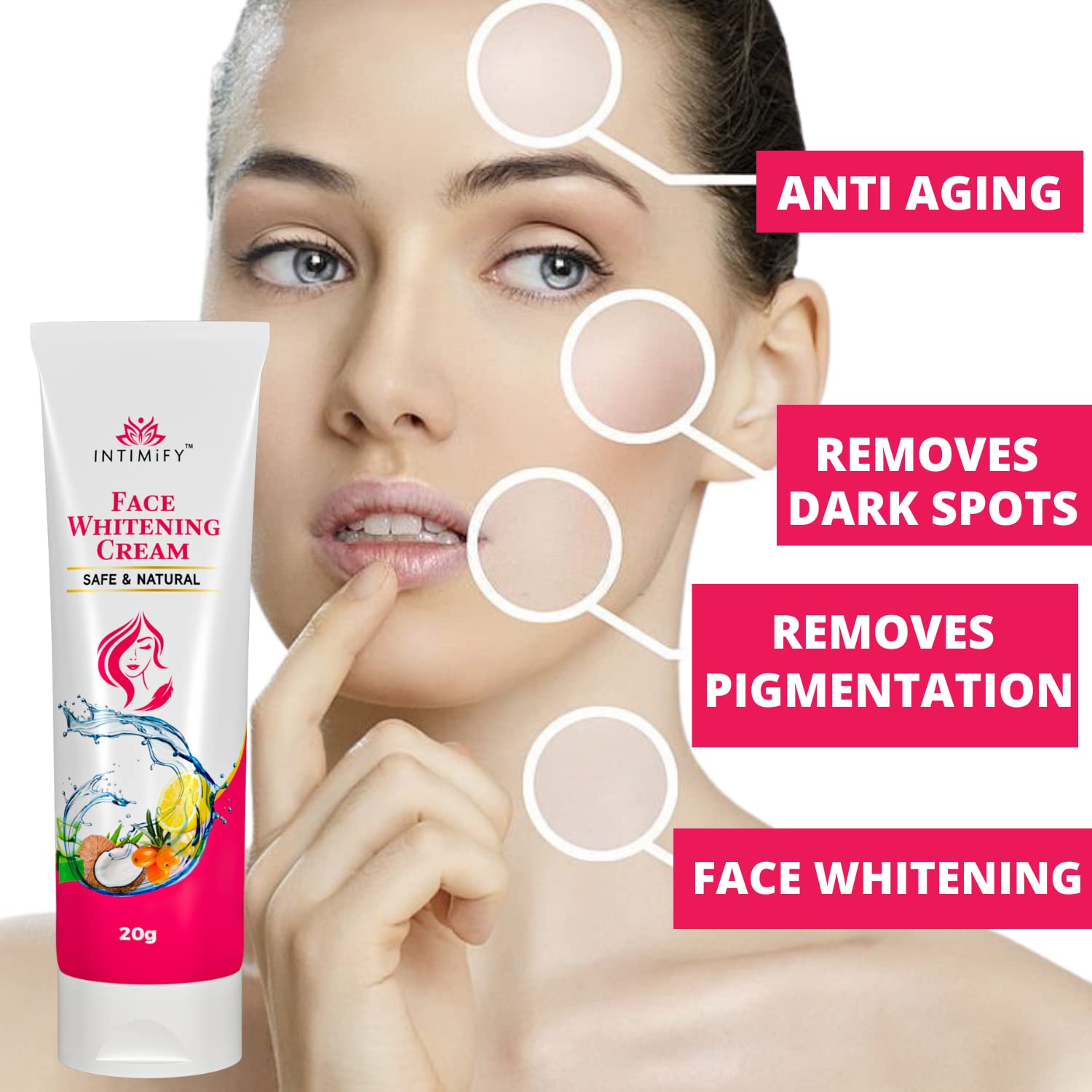 Brightening Face Cream for Glowing Skin - Dark Spot Corrector & Even Tone Moisturizer - Perfect for Daily Skincare & Night Routine