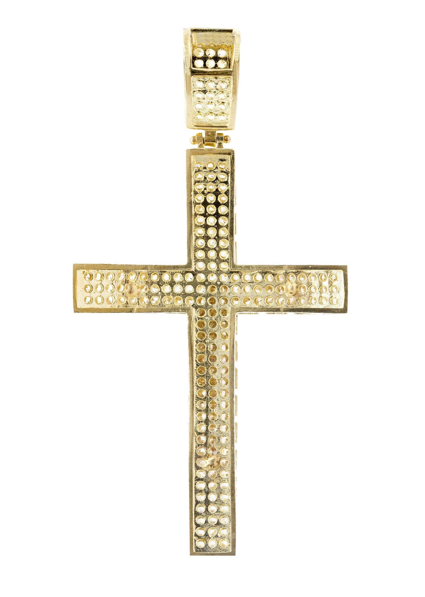 10K Gold Cross Pendant for Women & Men - 8 Grams Solid Gold Crucifix Necklace - Perfect for Everyday Wear, Gifts & Religious Occasions