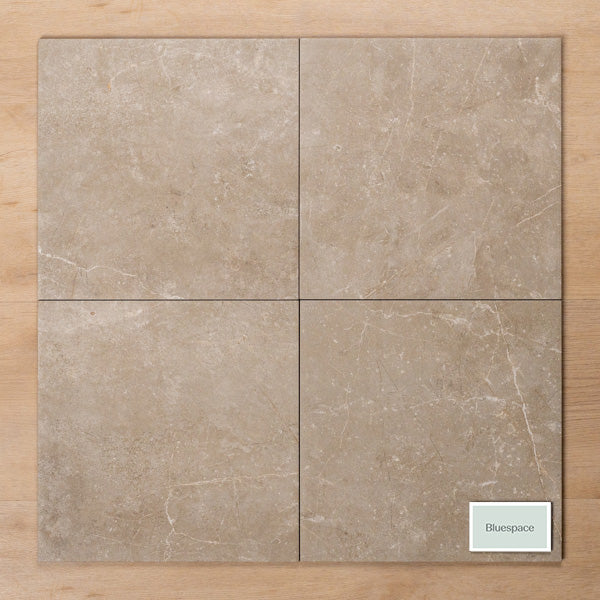 Premium Avalon Greige Matte P3 Porcelain Tile 300x300mm (12x12 Inch) - Durable Floor & Wall Tile for Bathroom, Kitchen, and Living Room