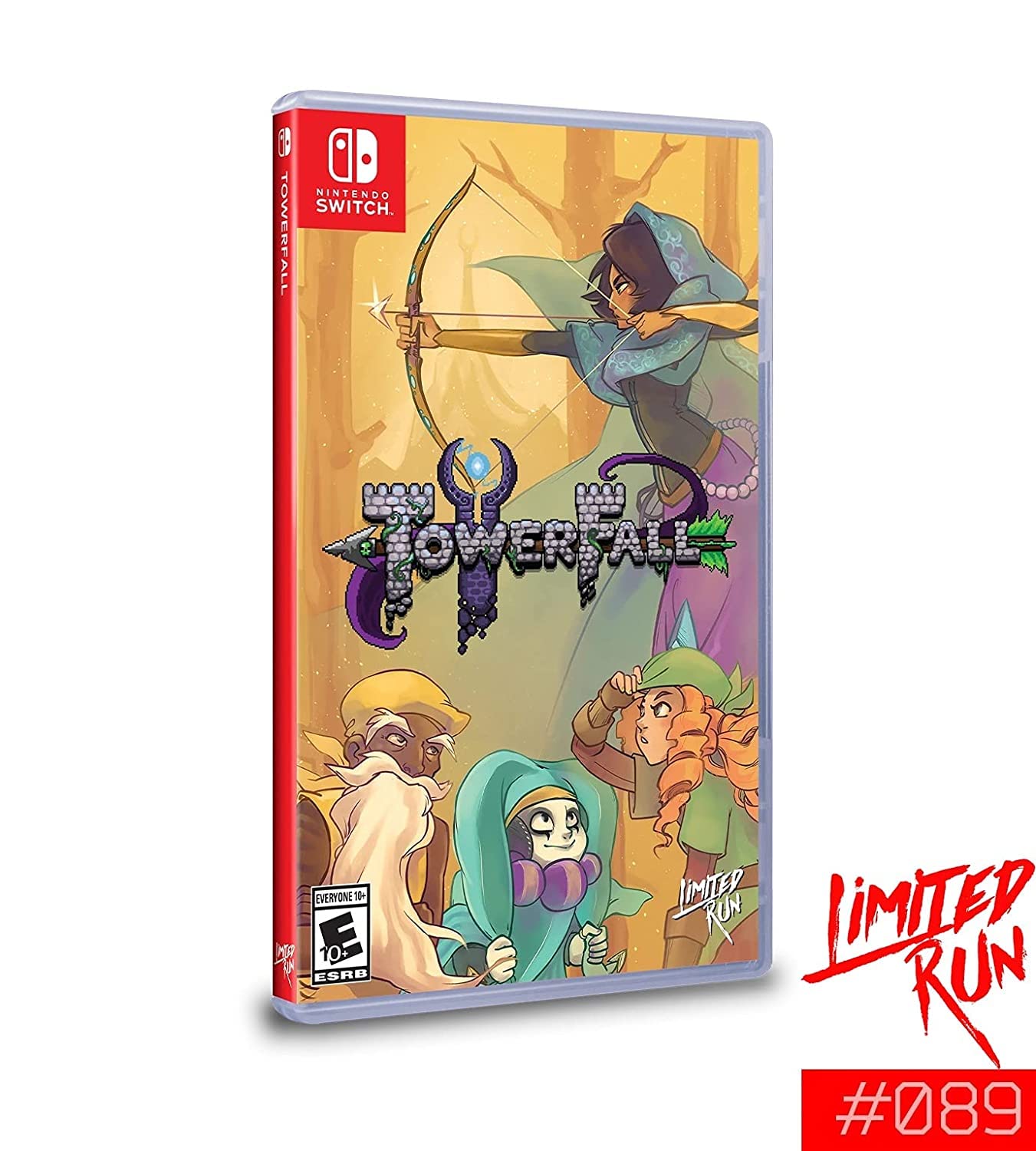 TowerFall Limited Run #89 - Nintendo Switch Game | Competitive Multiplayer Archery Battle for Parties & Family Fun