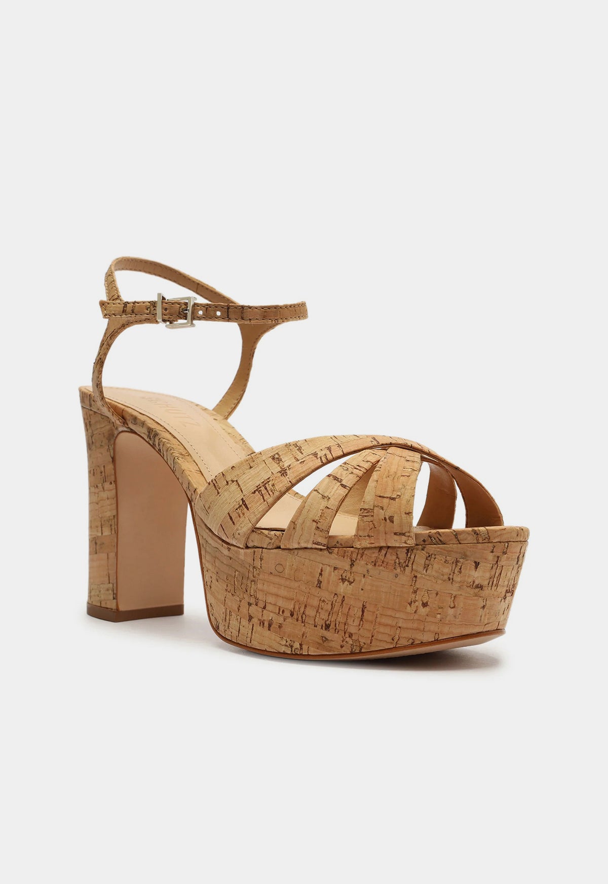 Keefa Cork Sandals with 3-Inch Heel - Natural Snake Print - Comfortable & Stylish Women's Summer Shoes for Beach, Vacation, and Casual Outings