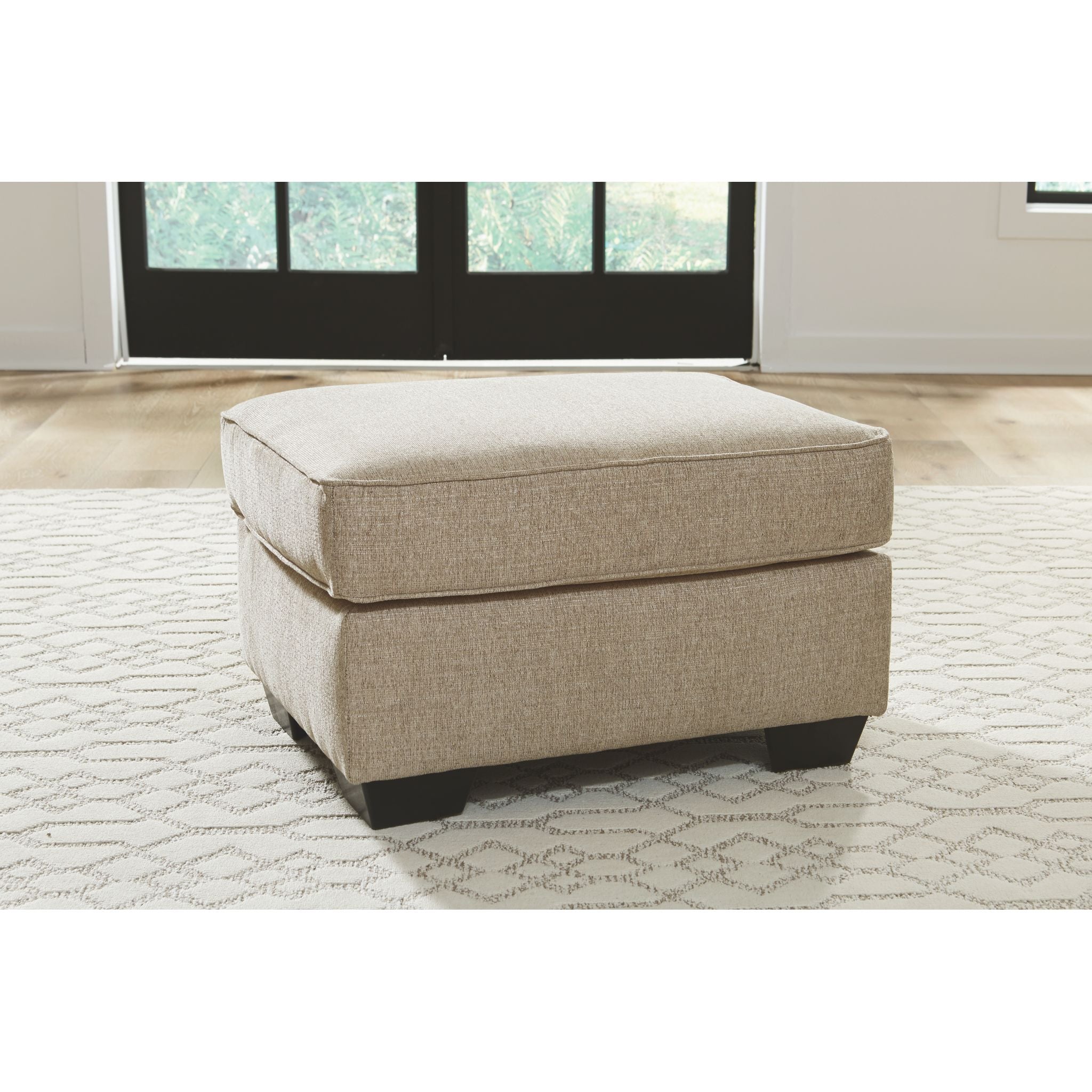 Ardmead Ottoman Storage Bench with Removable Cushion - Soft Putty Fabric - Perfect for Living Room, Bedroom, or Entryway Storage & Seating