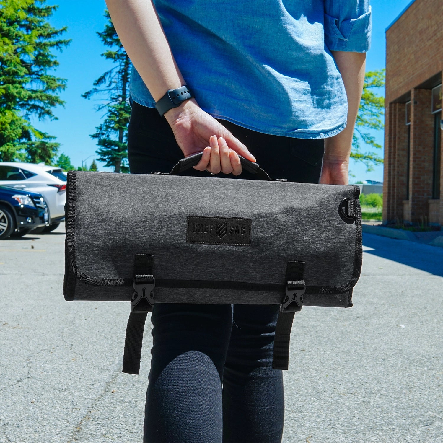 Professional Chef Knife Roll Bag with 8+ Slots - Perfect for Kitchen, Culinary School & Travel - Durable Knife Storage & Organizer for Chefs & Home Cooks