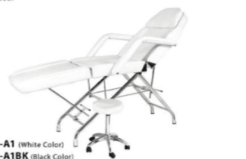 Professional Facial Beauty Chair for Spa & Salon - Adjustable Reclining Massage Chair with Headrest - Perfect for Facial Treatments, Skincare, and Relaxation