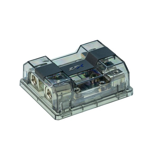 EFX by Scosche DUDB4 Delta 0/4GA Quad Universal Distribution Block - High Performance Car Audio Power Distribution for Amplifiers & Subwoofers - Perfect for Custom Car Stereo Installations & Sound System Upgrades