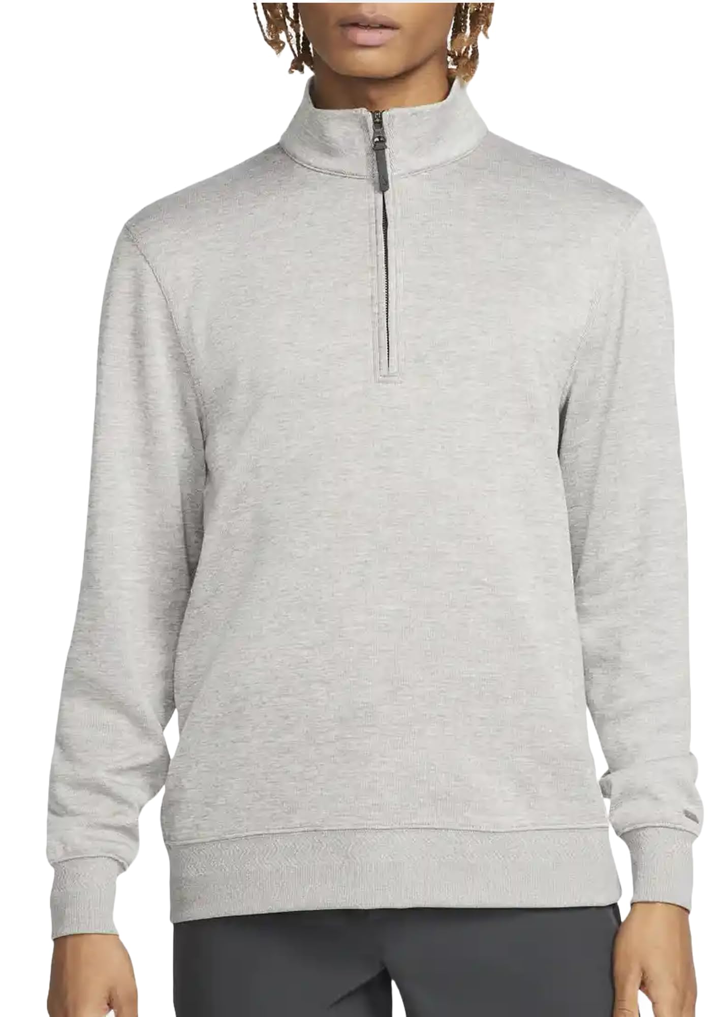 Nike Dri-FIT Player Men's Half-Zip Golf Sweater - Moisture-Wicking Performance Top in Dust/White | Perfect for Golfing, Training & Outdoor Activities