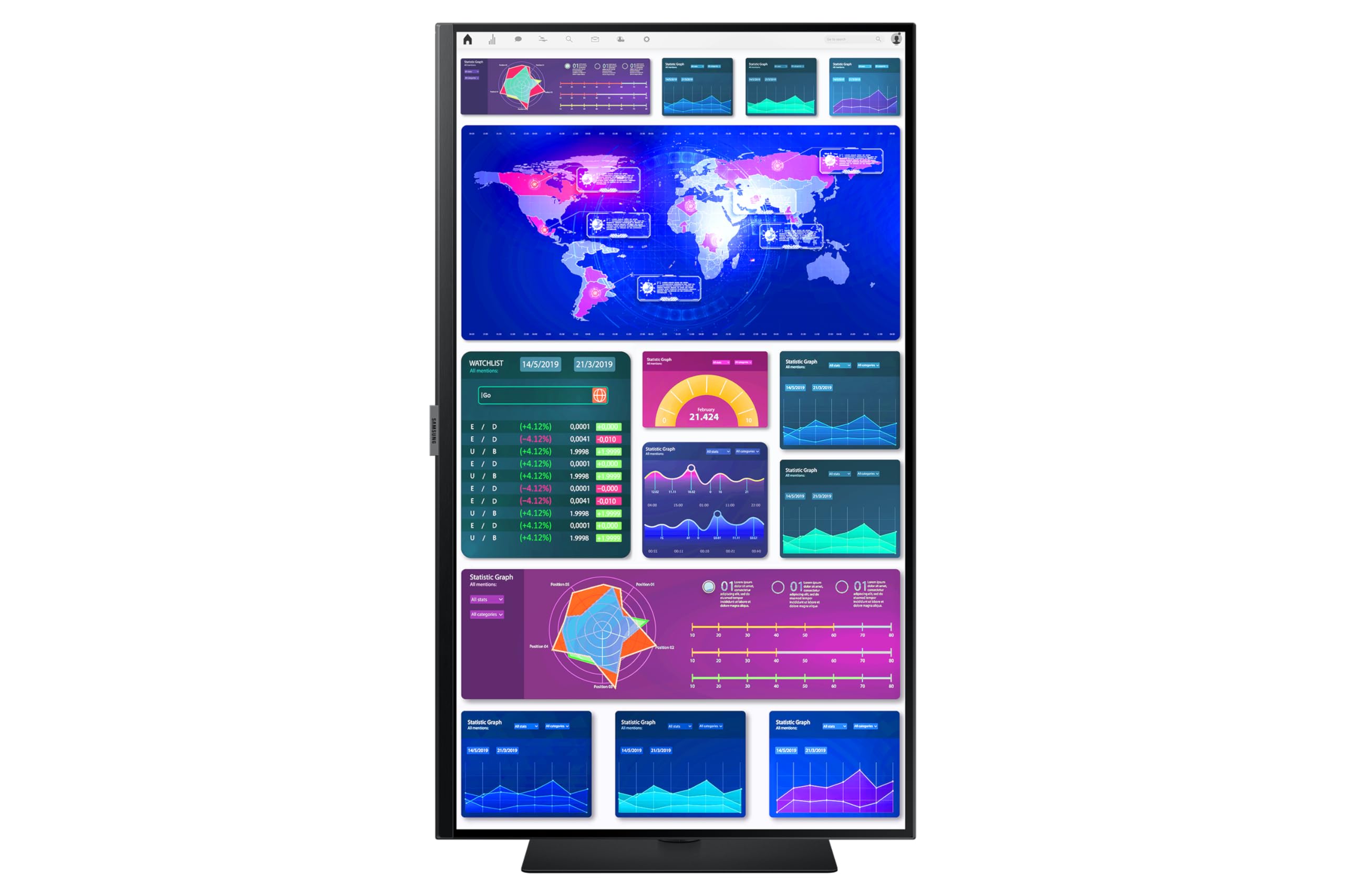 SAMSUNG 32-Inch Viewfinity QHD 2K Computer Monitor with Fully Adjustable Stand - 5ms Response, USB-C & HDMI Ports, HDR10 (Model LS32A60DUUNXGO) - Black | Perfect for Home Office, Gaming & Graphic Design (Canada Version)