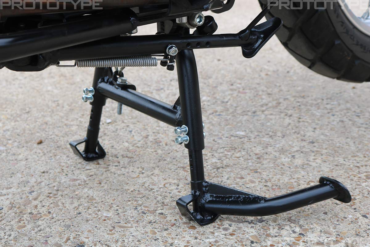 T-Rex Racing Adjustable Center Stand for BMW G650GS 2008-2017 - Motorcycle Kickstand for Easy Parking & Maintenance