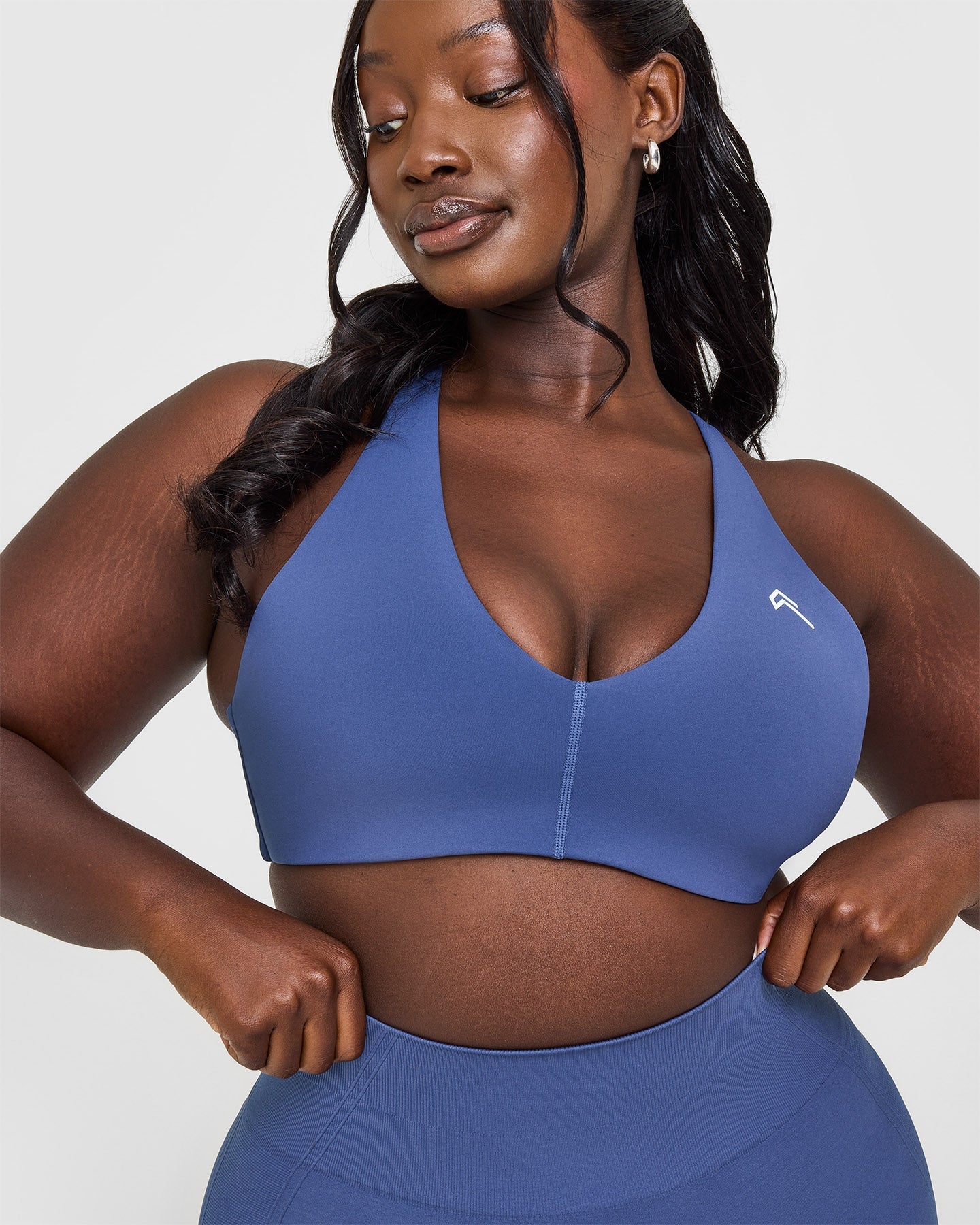 Seamless Micro Bralette for Women - Shadow Blue | Comfortable Wireless Bra for Yoga, Lounge & Everyday Wear