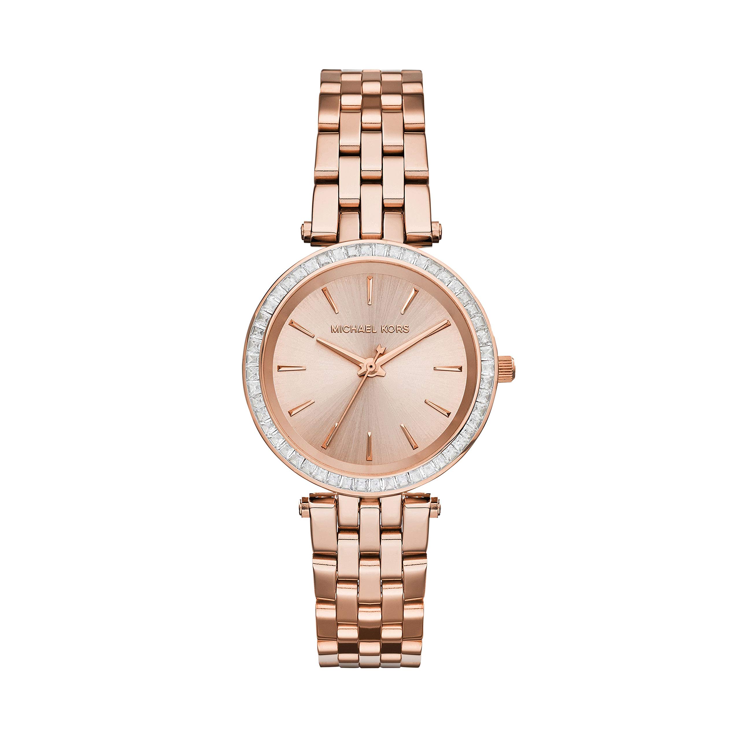 Michael Kors Darci 33mm Three-Hand Watch with Glitz Accents - Stylish Women's Fashion Watch for Everyday Wear & Special Occasions