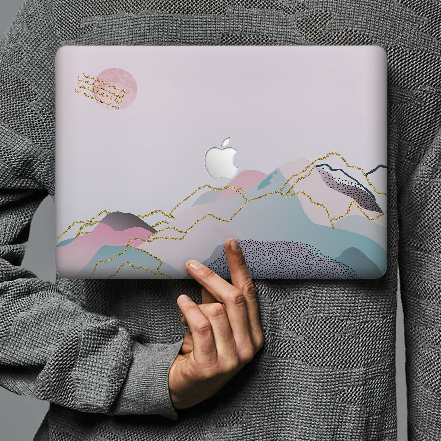 Premium Marble Art MacBook Case - Stylish Protective Cover for MacBook Air & Pro - Perfect for Work, Travel & School