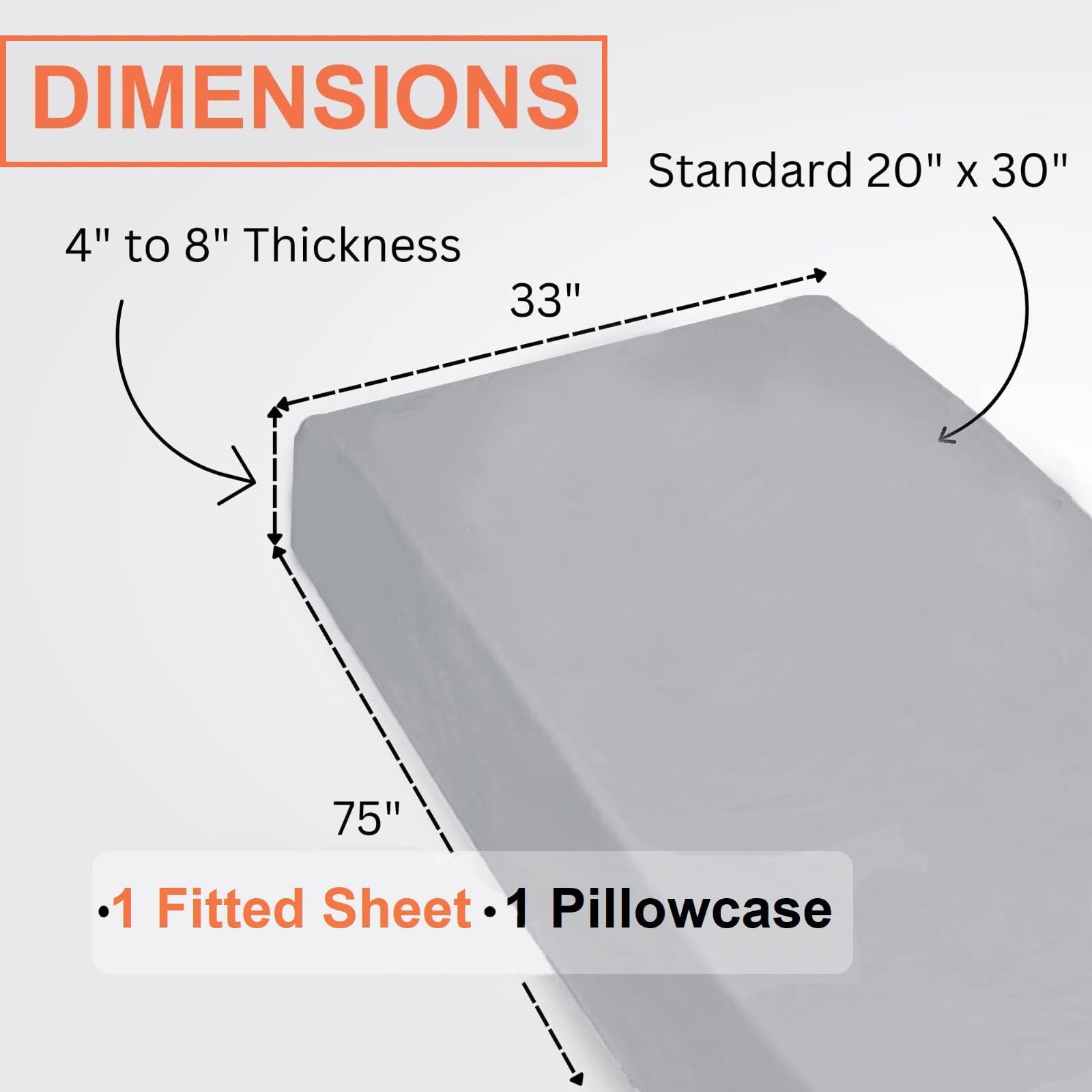 Premium Jersey Knit Cot Fitted Sheet 75