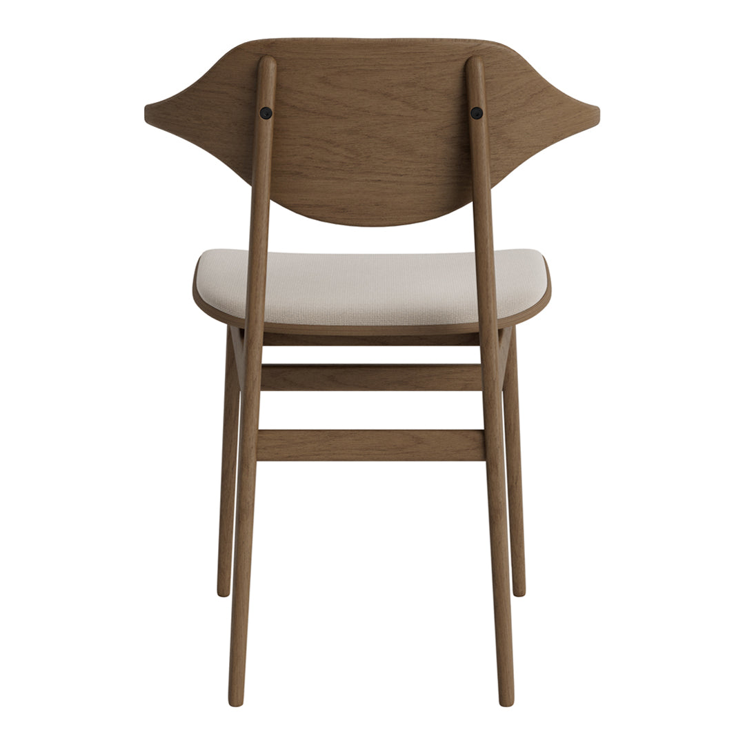 Bufala Dining Chair - Upholstered Seat for Kitchen, Dining Room & Office - Comfortable Modern Furniture for Home & Restaurant Use