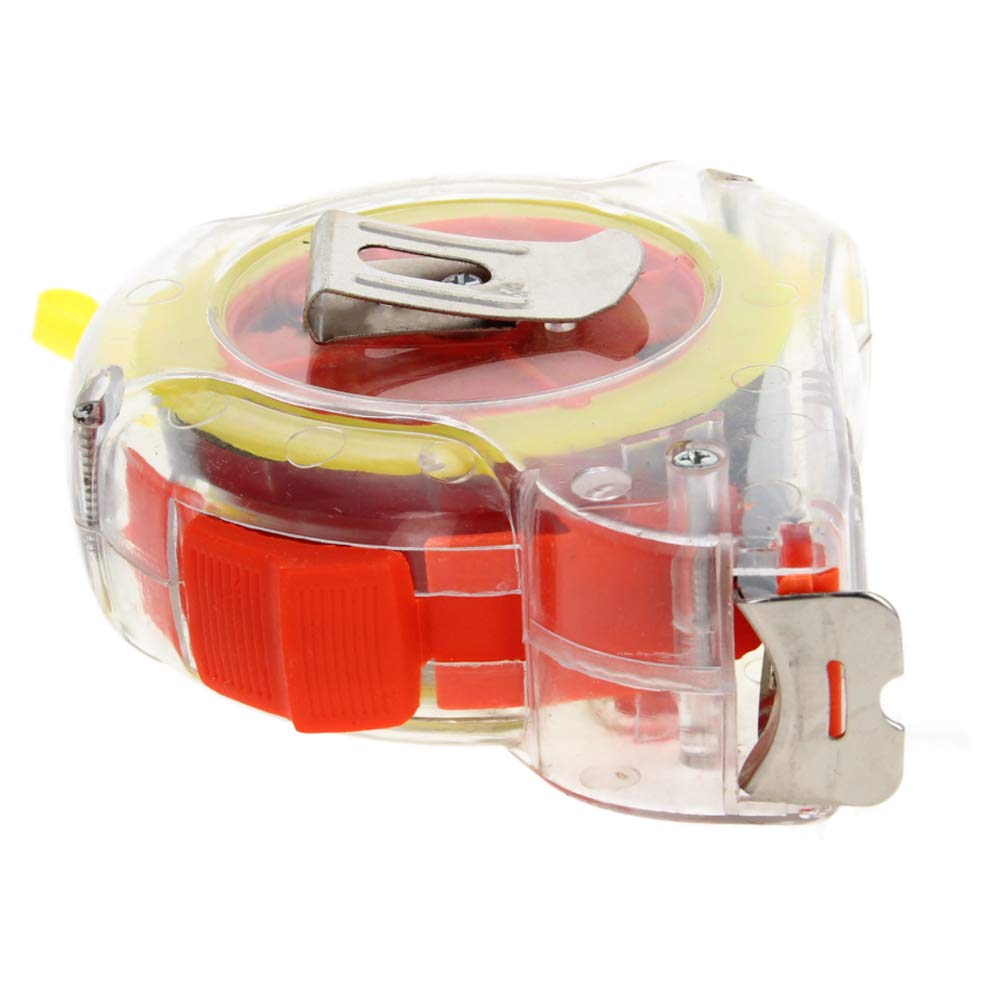 Utoolmart 10m / 32.8ft Retractable Steel Tape Measure - Professional Metric Scale Measuring Tool with Durable Plastic Case (1 Pack) - Perfect for Construction, DIY Projects, Home Improvement & Crafting