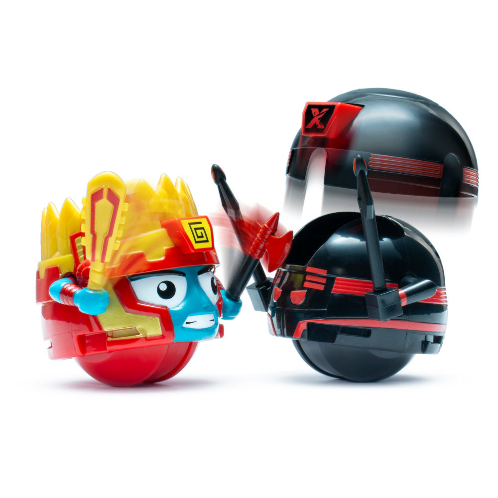Battle Ballz: Duel Pack - Volcanon vs Evil Robot Ultimate Warrior Showdown | Action Figure Toys for Kids & Collectors | Perfect for Play Battles, Display & Gift Giving