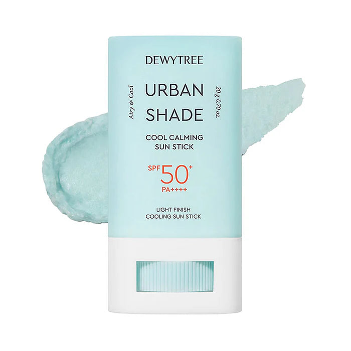 Dewytree Urban Shade Cool Calming Sun Stick SPF 50+ PA++++ 20g - Broad Spectrum Sunscreen for Face & Body - Perfect for Outdoor Activities, Travel & Daily Sun Protection