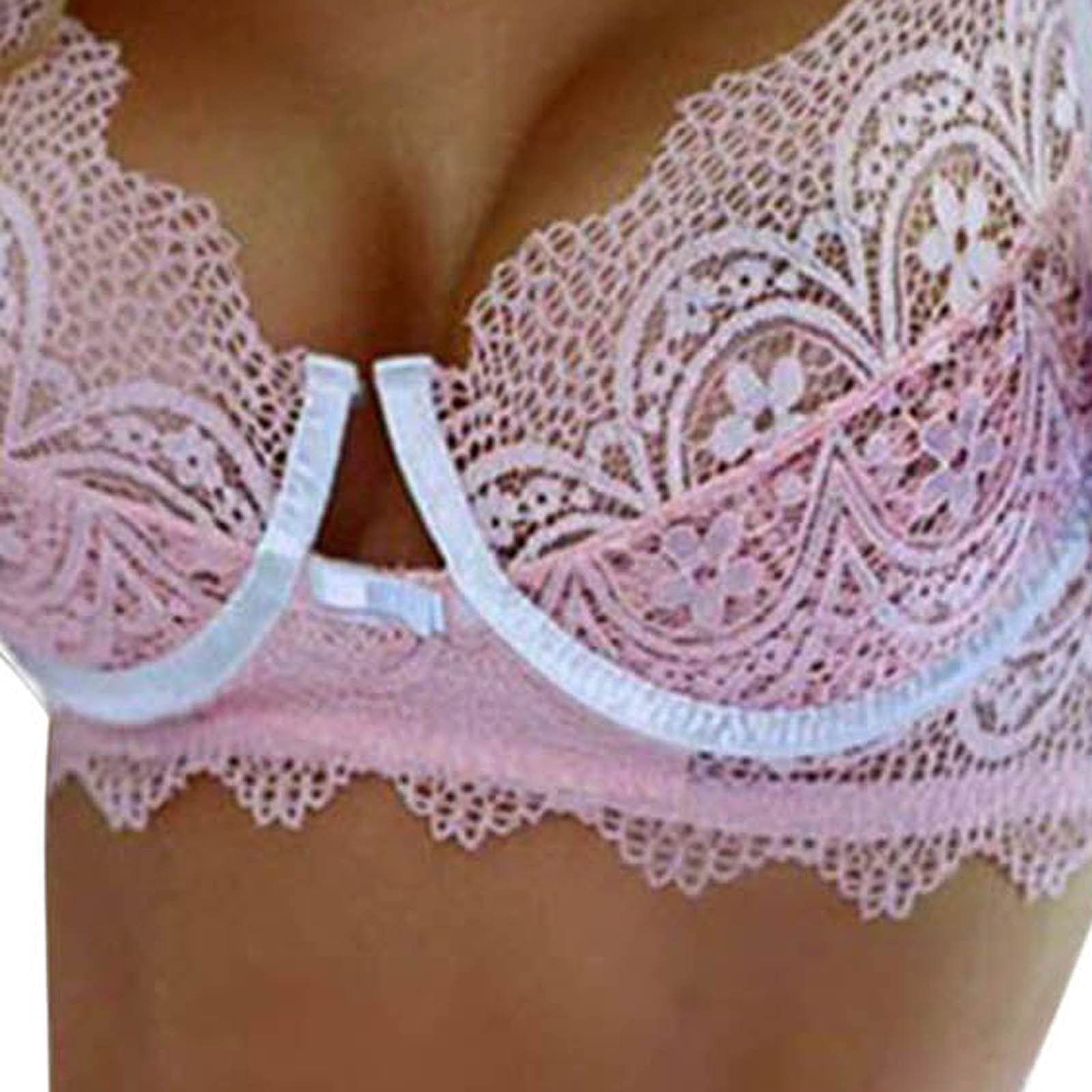 Sexy Mesh Lingerie Set for Women - See Through Teddy Babydoll Underwear in Pink | Romantic Nightwear, Boudoir Photoshoot, Valentine's Gift, Intimate Wear