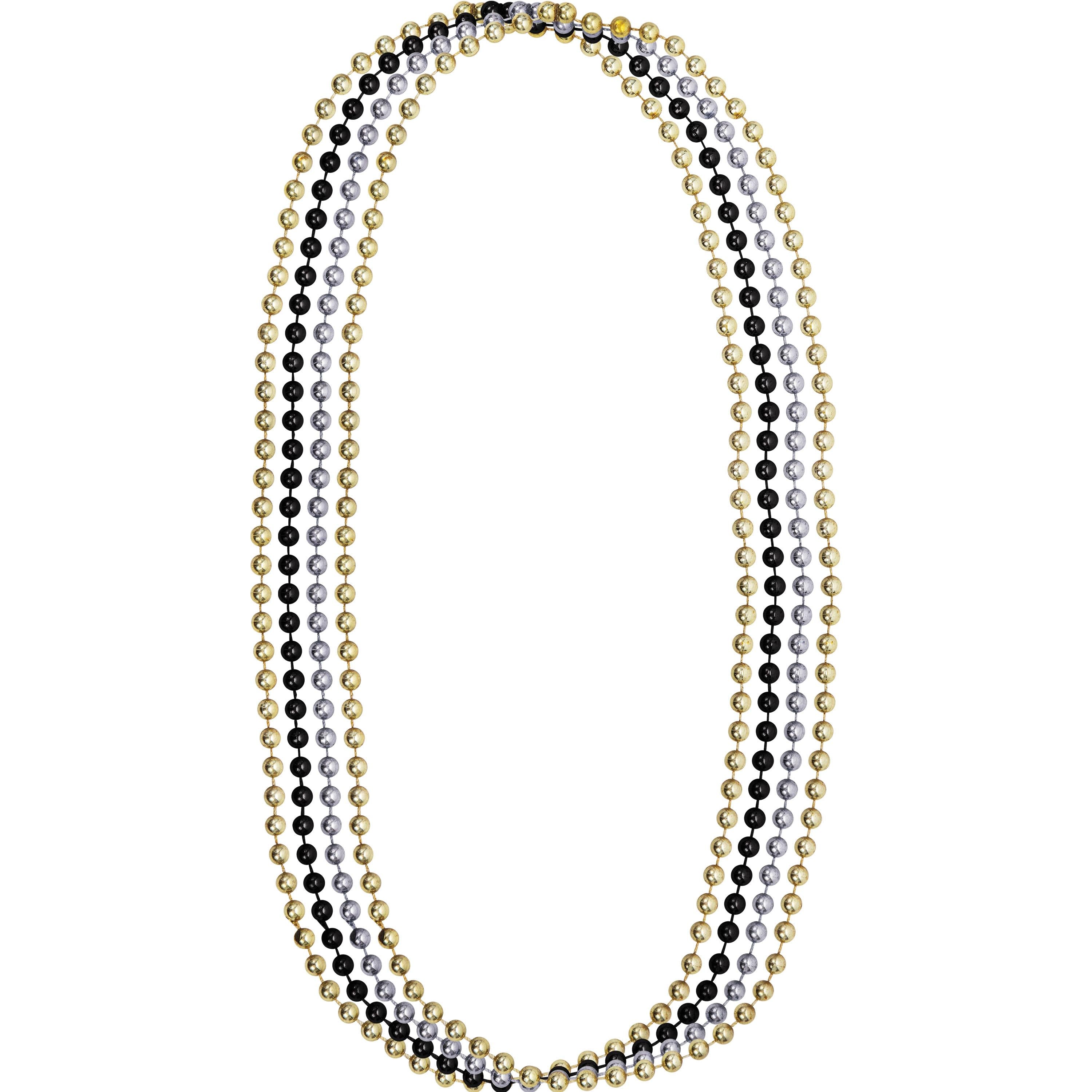 12-Pack Black Silver Gold New Year Party Wearables Kit for 4 People - Perfect for Holiday Celebrations, Family Gatherings & Festive Events