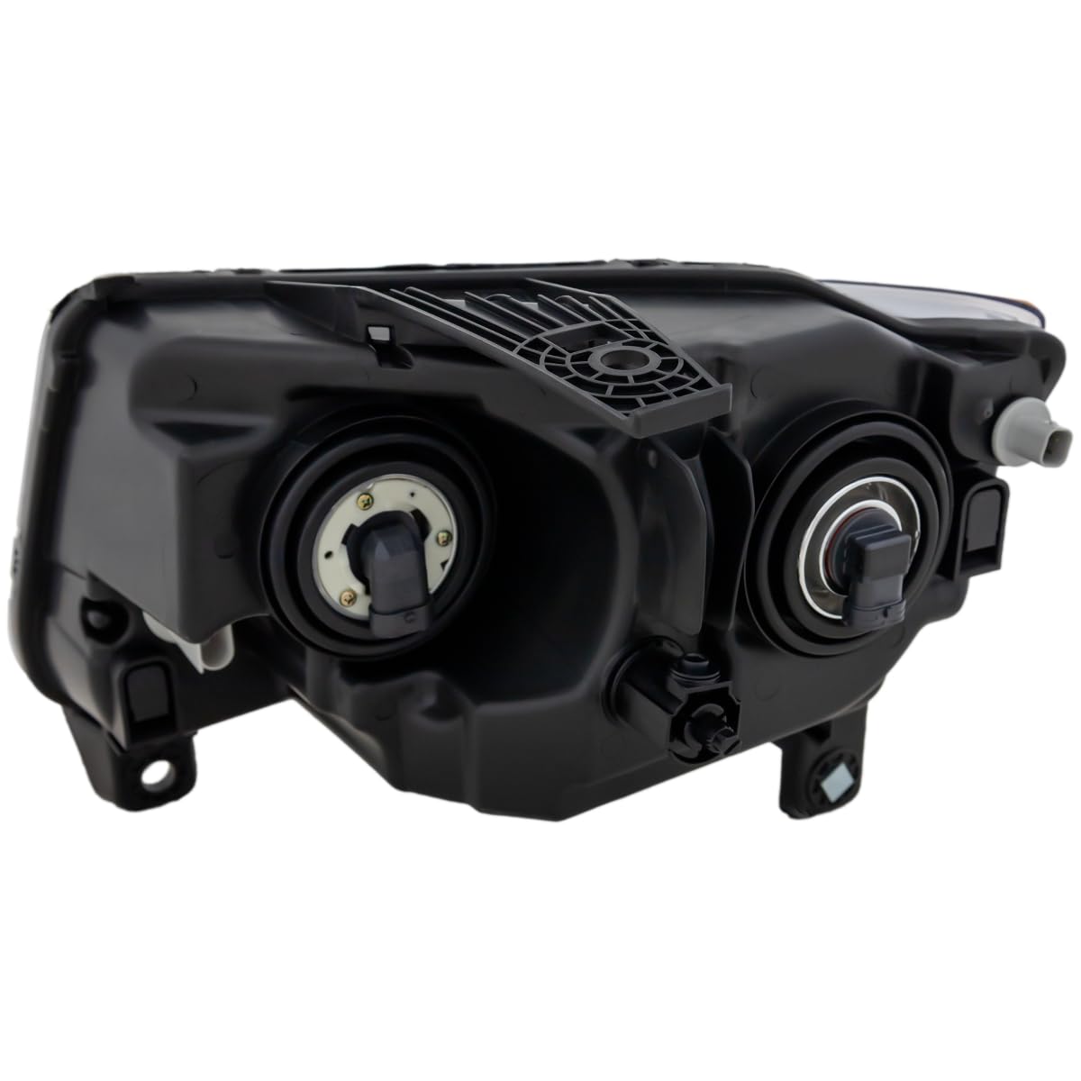 Compatible with Compass 11-13 Head LAMP RH Assembly - Standard Type Code LMB (13-13, Without Black Trim) | Replacement Part for Jeep Compass Headlight | Perfect for Off-Roading & Night Driving