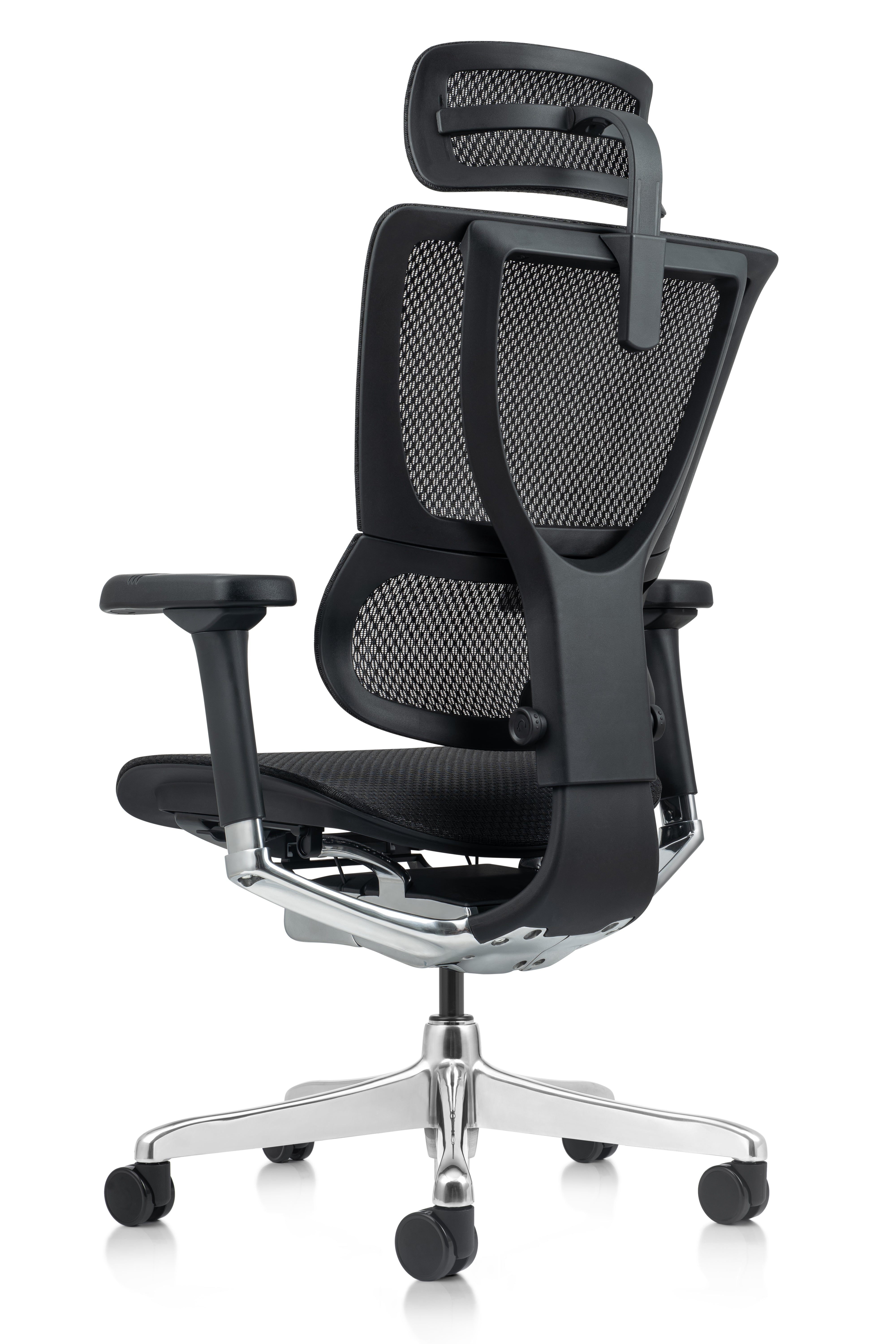 ERGOHUMAN XTREME Ergonomic Office Chair - Black Mesh High Back Executive Chair with Lumbar Support | Perfect for Home Office, Gaming & Workspace Comfort