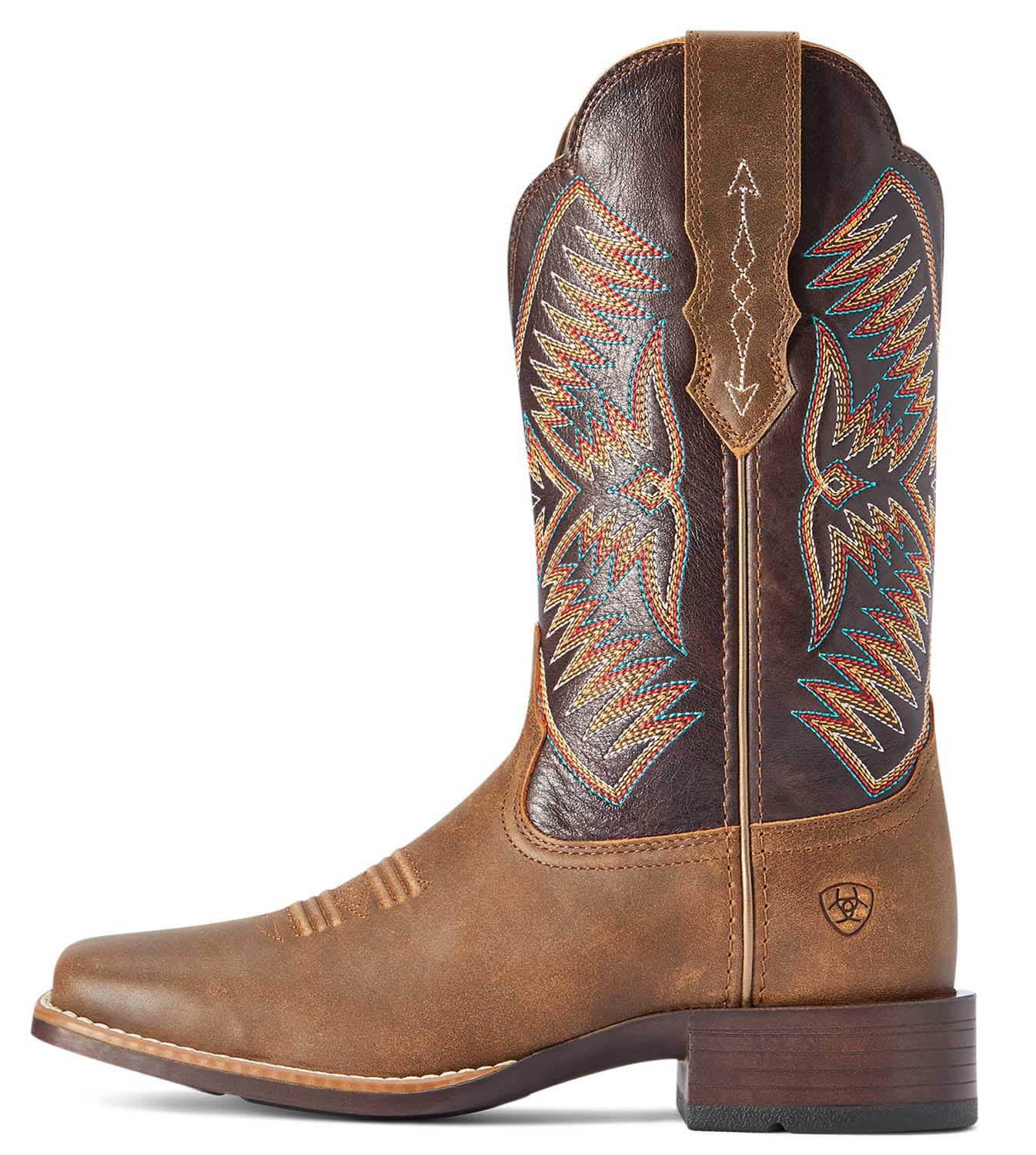Ariat Women's Odessa StretchFit Western Boots - Comfortable Cowgirl Riding Boots in Fateful Brown | Perfect for Horseback Riding, Country Music Festivals & Western Fashion
