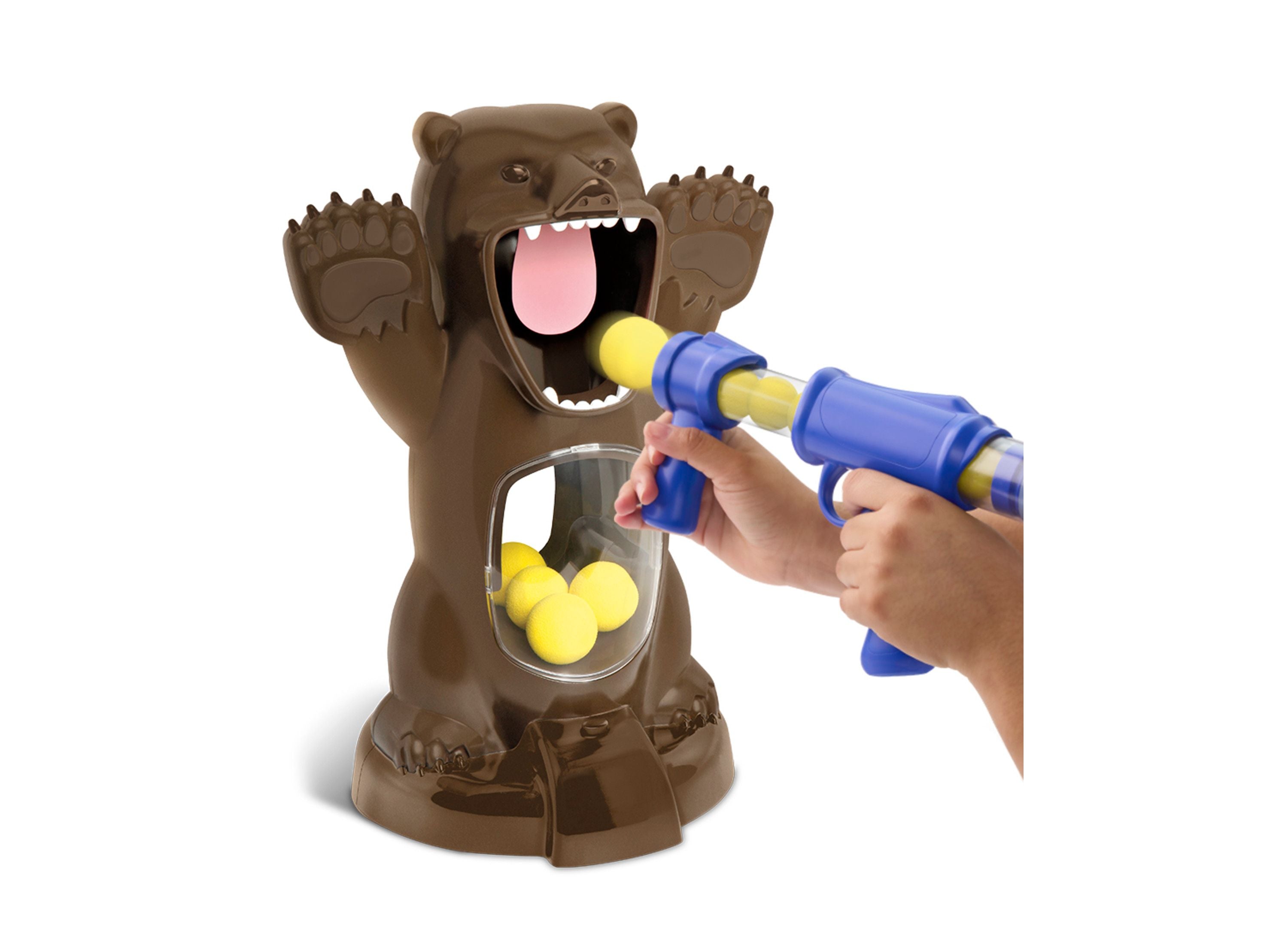 Bear Blaster Mania - Fun Interactive Target Game for Kids & Family Outdoor Play | Feed The Bear Toy for Backyard, Birthday Parties & Camping Activities