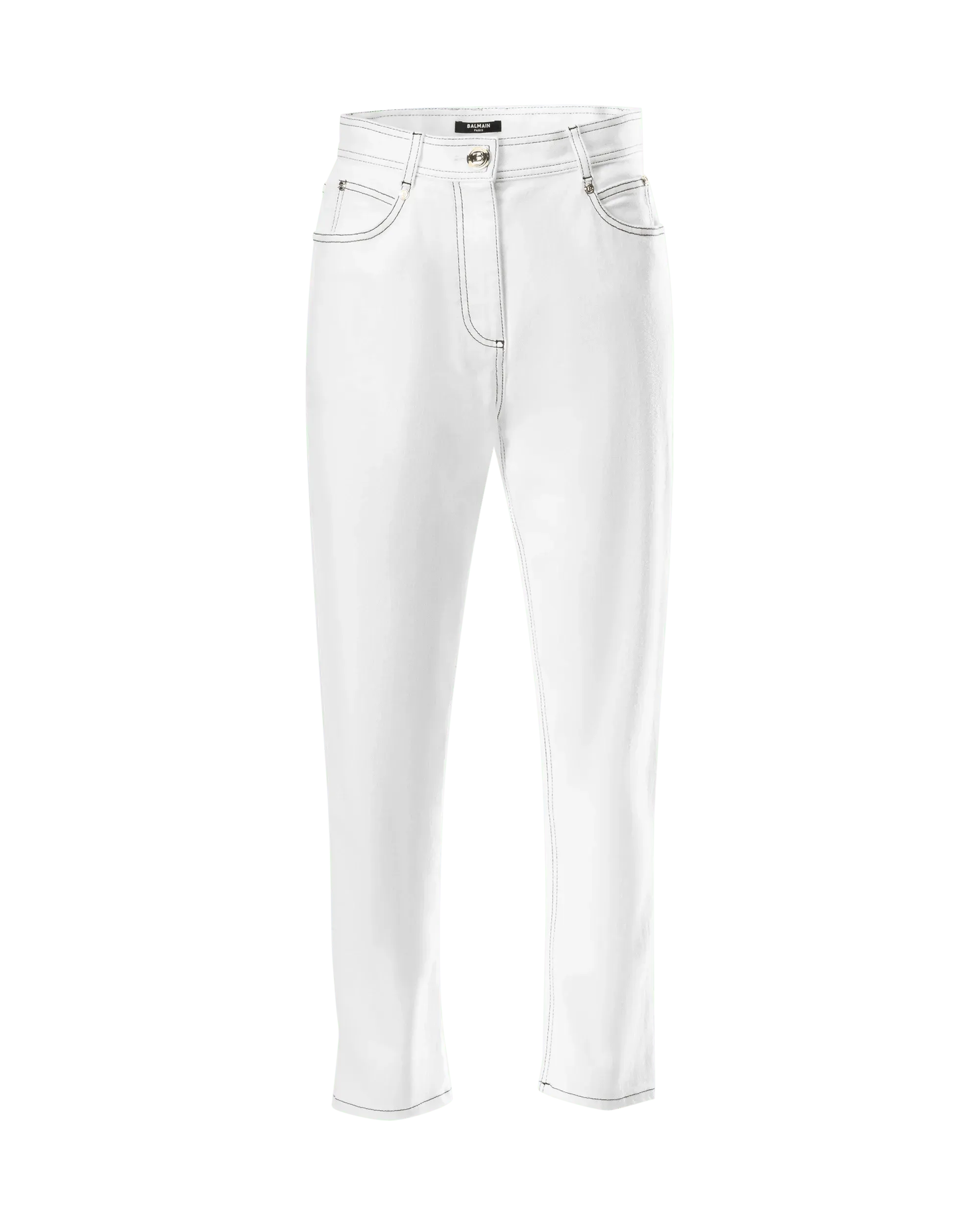 Stylish Contrast Stitch Boyfriend Jeans for Women - Trendy Distressed Denim Pants with Comfortable Relaxed Fit - Perfect for Casual Outings, Date Nights & Weekend Wear