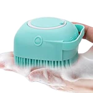 FAIRY FIRST® Silicone Massage Bath Brush - Exfoliating Body Scrubber & Scalp Massager for Men & Women | Shower Brush with Soap Dispenser | Perfect for Deep Cleaning, Relaxation & Spa Days at Home