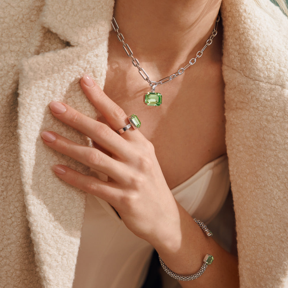Daria Peridot Bracelet for Women - Elegant Green Gemstone Jewelry Gift for Birthday, Anniversary & Special Occasions
