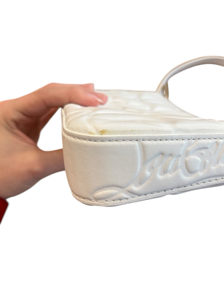 Christian Louboutin Loubila Shoulder Bag for Women - Luxury Leather Crossbody Purse with Signature Red Sole, Perfect for Evening Parties & Date Nights