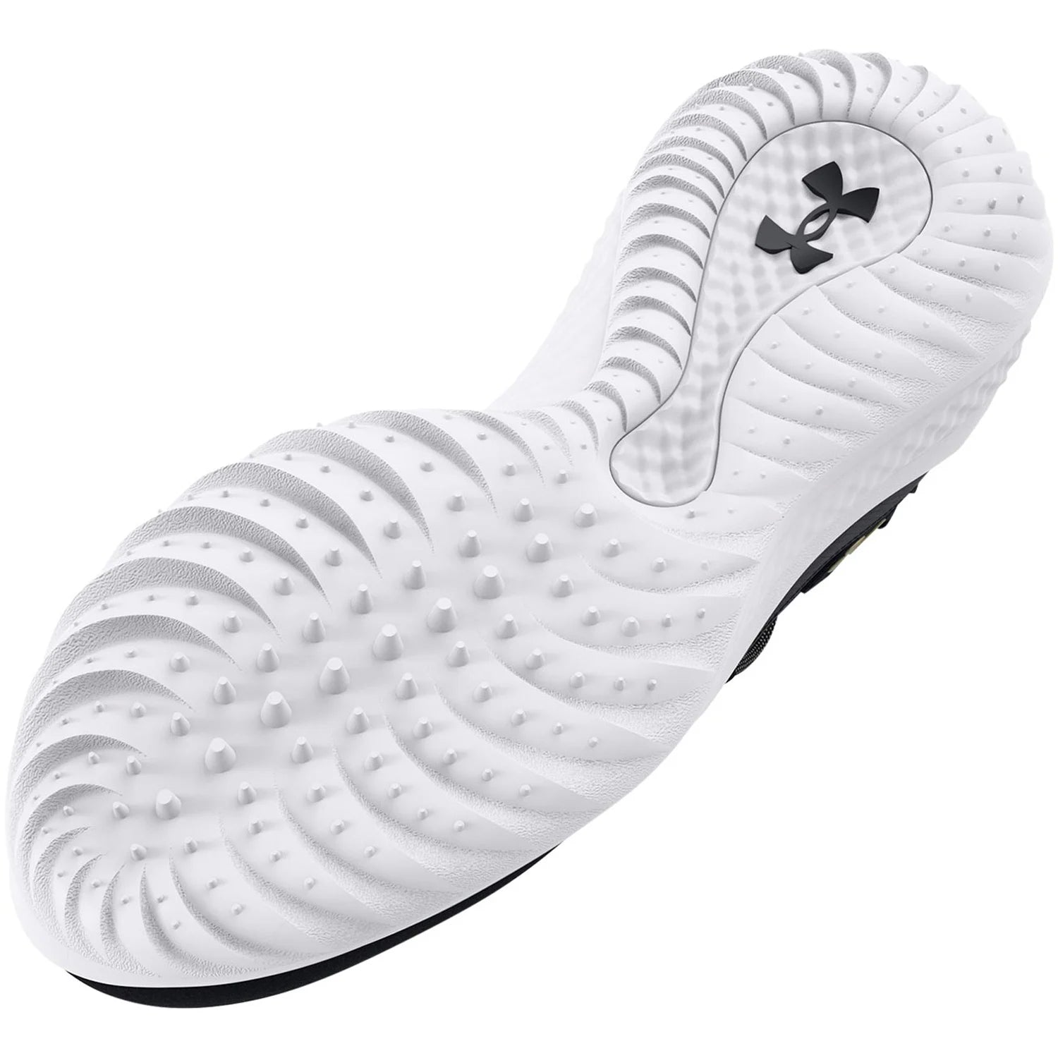 UA Harper 9 White Men's Baseball Turf Shoes - Lightweight Cleats for Artificial Grass - Perfect for Training, Games & Field Sports (Model 3027443-101)