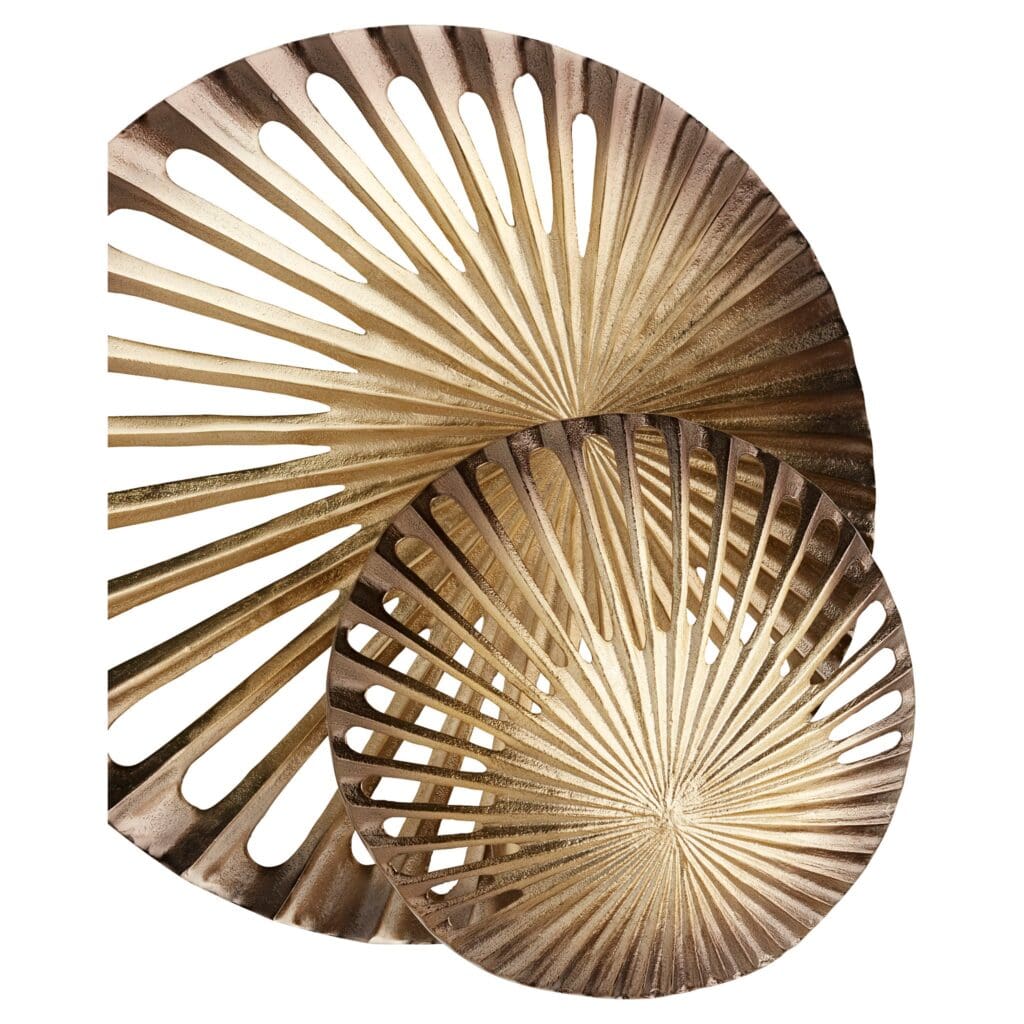 Cyan Design 11315 Antique Brass Spatial Wall Decor - Modern Geometric Metal Art for Living Room, Bedroom & Office