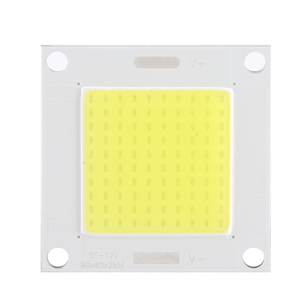 50W COB LED Panel Light - 12-14V Integrated Chip for DIY Projector & Floodlight - Bright White Lighting for Home Theater, Stage Lighting, and Outdoor Events