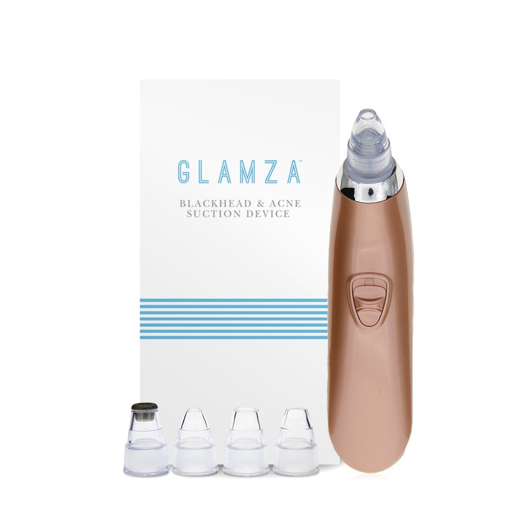 Glamza Electric Blackhead Remover Vacuum - Pore Cleaner for Face & Nose, Acne Extractor Tool with Suction Technology for Deep Cleansing | Perfect for Daily Skincare Routine & Spa Treatment at Home