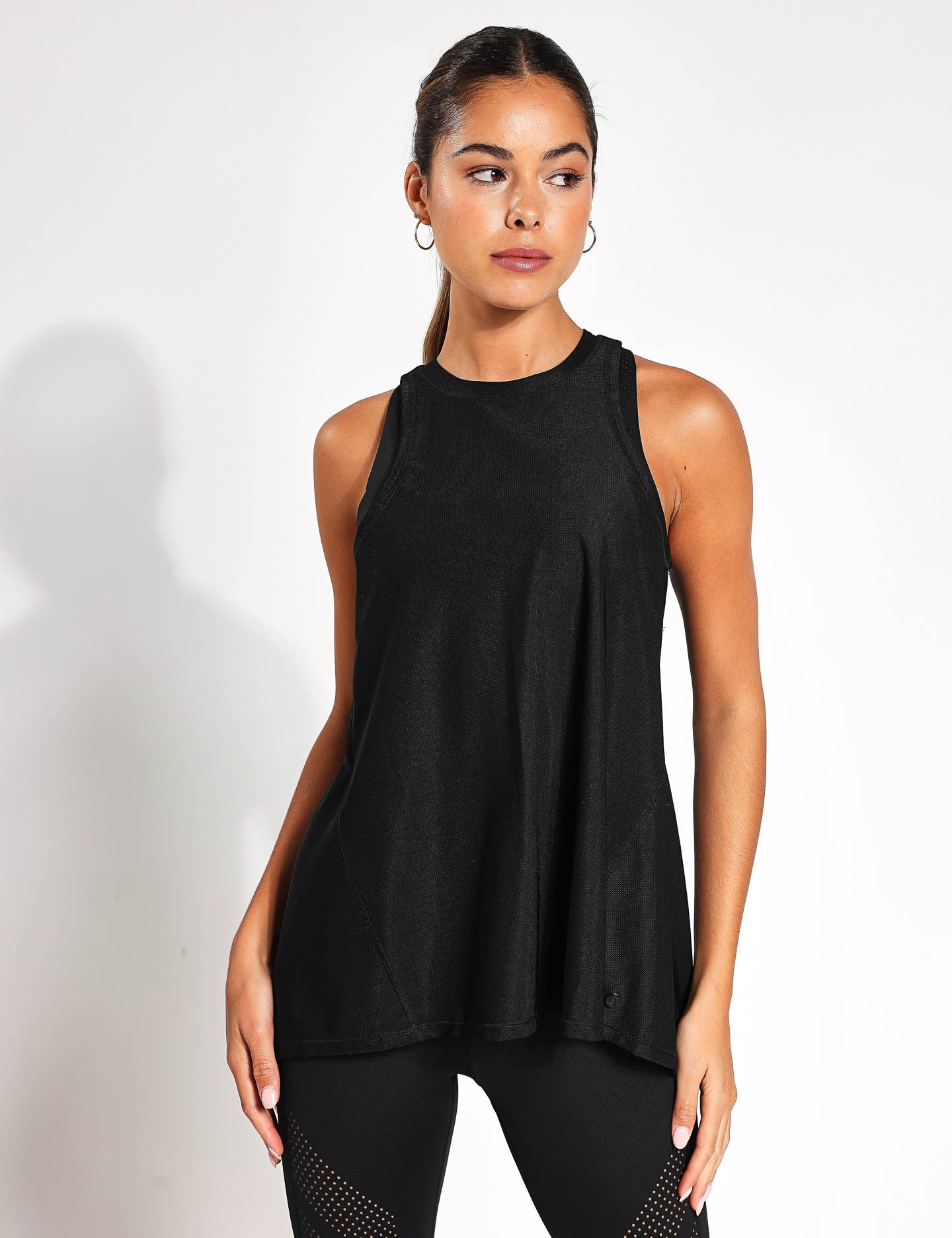 Kendall XR Women's Tank Top - Smoke Black | Soft & Breathable Workout Top for Yoga, Gym & Running