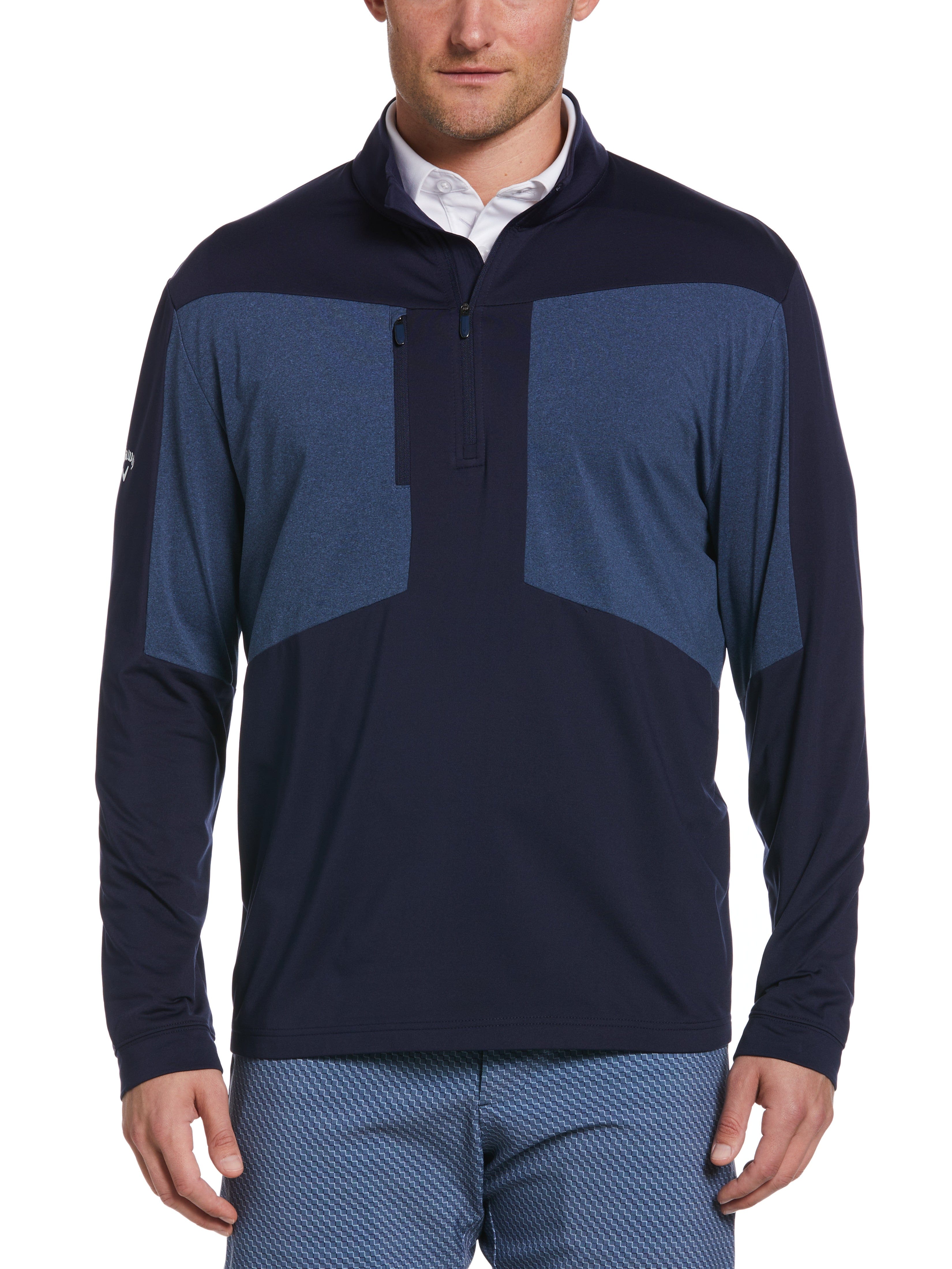 Men's Ultra Light Aquapel 1/4 Zip Golf Pullover - Breathable Quick-Dry Performance Shirt for Golfing, Running & Outdoor Activities