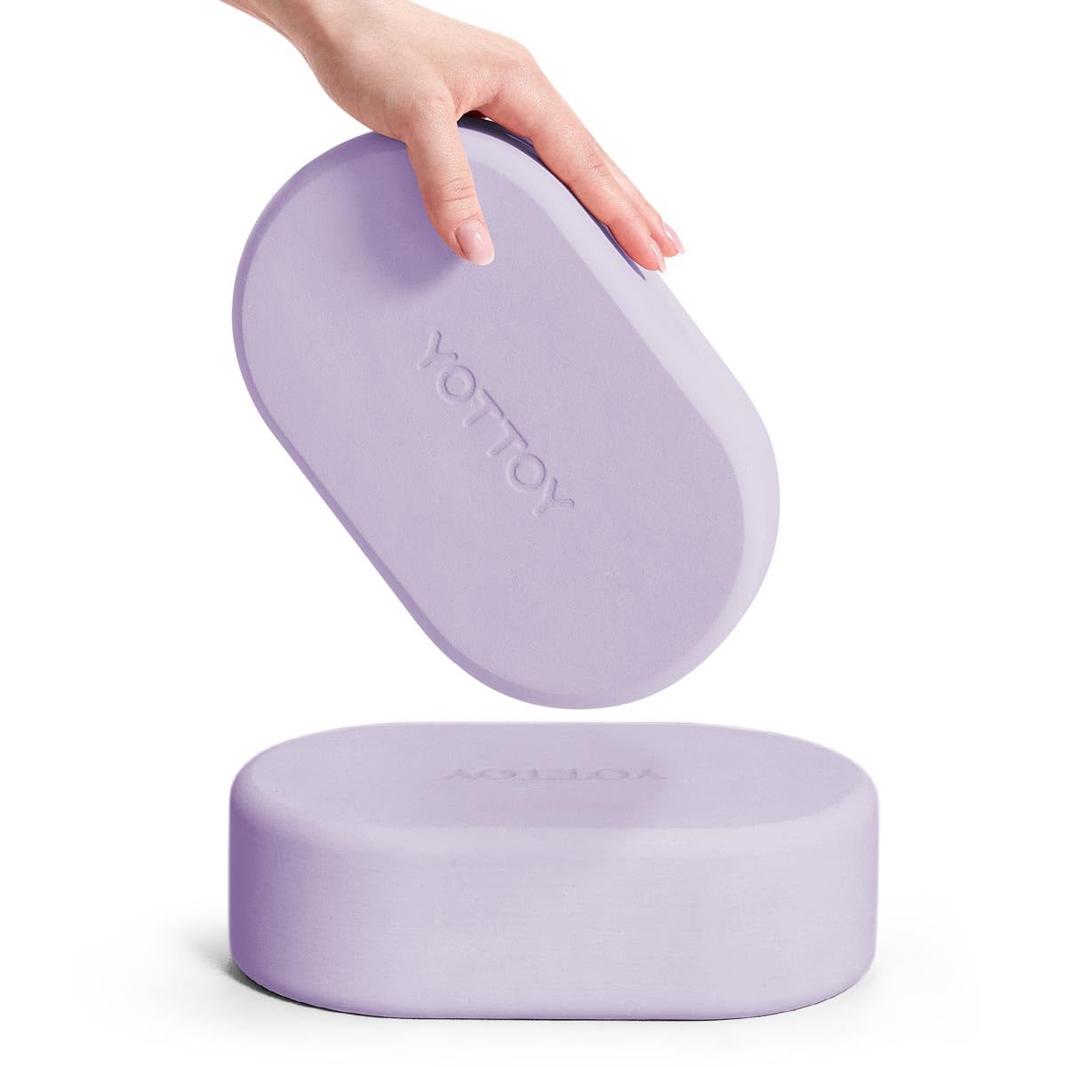YOTTOY Non-Slip Foam Yoga Blocks (2-Pack) - Premium Yoga Bricks for Women & Kids - Ideal for Yoga, Pilates, Stretching & Meditation - Perfect for Home, Studio & Gym Workouts