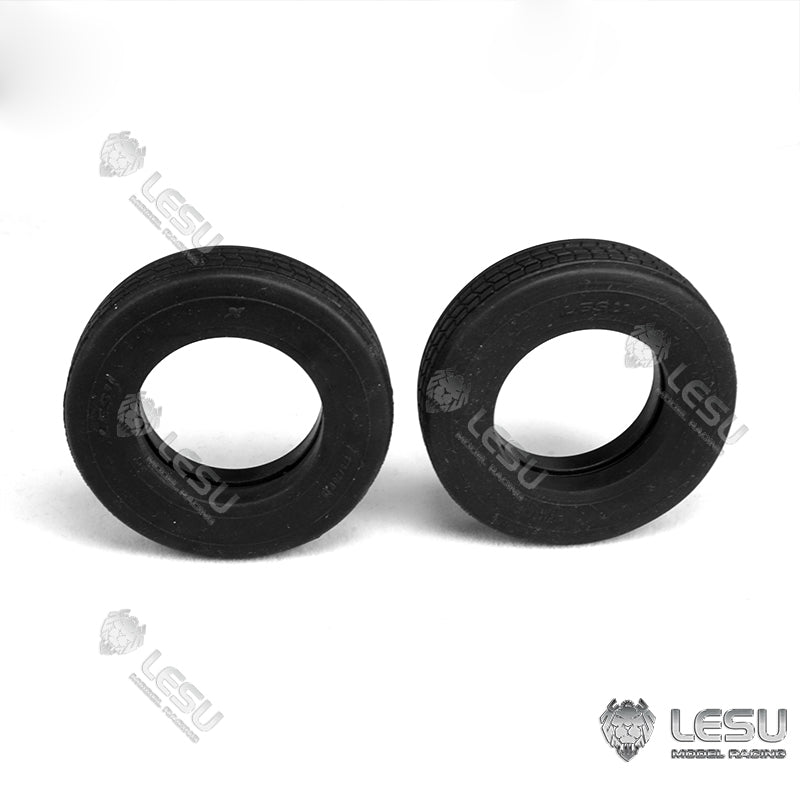 1/14 Scale RC LESU A0020 Hydraulic Trailer Truck A0005 Accessories - 52MM Wheel Tires, Stickers, Plastic Taillights & Metal Electric Lifting Legs - Perfect for RC Truck Customization and Off-Road Simulation