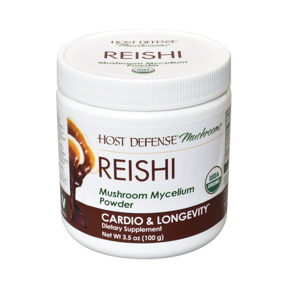 Organic Reishi Mushroom Mycelium Powder - 100% Pure Ganoderma Lucidum Supplement for Immune Support & Stress Relief - Use in Smoothies, Coffee or Wellness Teas