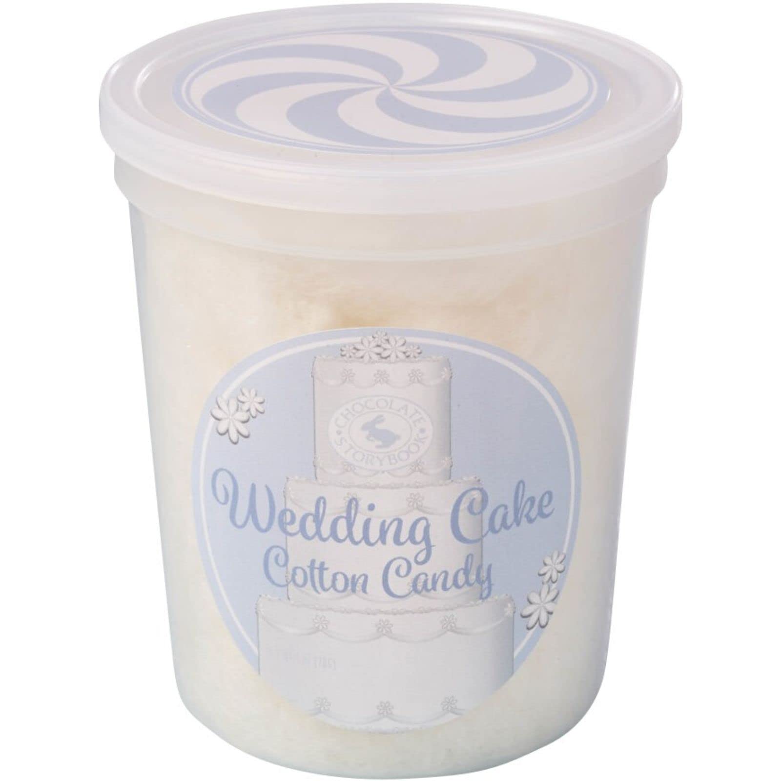 Wedding Cake Gourmet Flavored Cotton Candy (36 Pack) – Perfect for Weddings, Birthdays, Holidays & Party Favors | Sweet Treat for Baby Showers, Bridal Showers & Office Celebrations