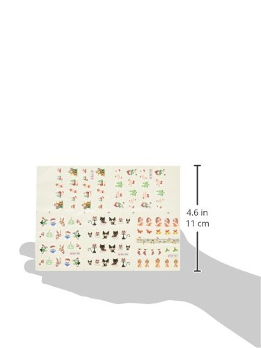 Wrapables Christmas Nail Tattoos - 11 Festive Designs (220 Water Transfer Nail Decals) for Holiday Nail Art - Perfect for Christmas Parties, Gift Giving & Seasonal Manicures