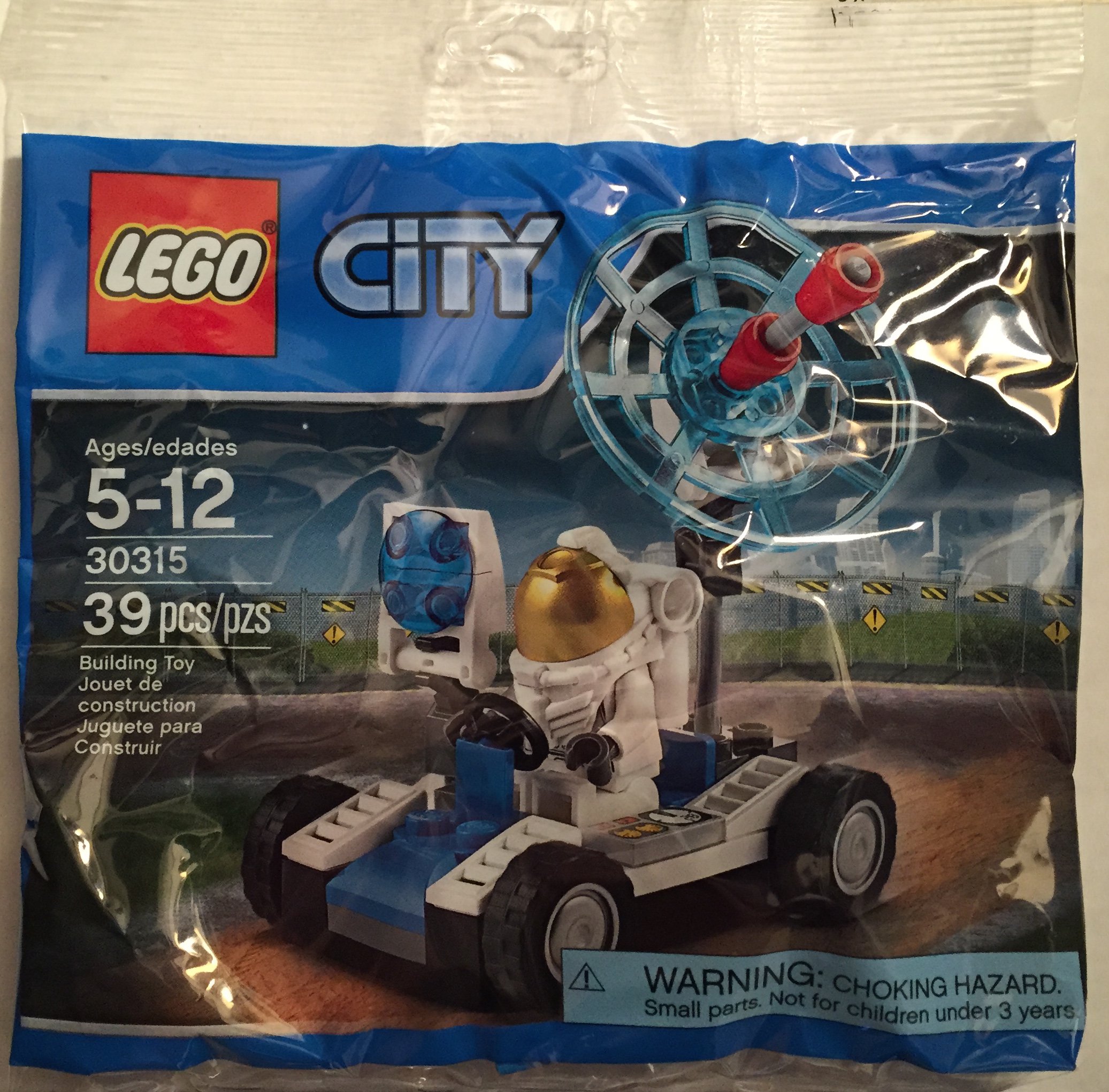 LEGO City Space Utility Vehicle Building Kit (30315) - Creative Play for Kids & Collectors, STEM Toy for Space Exploration Fun