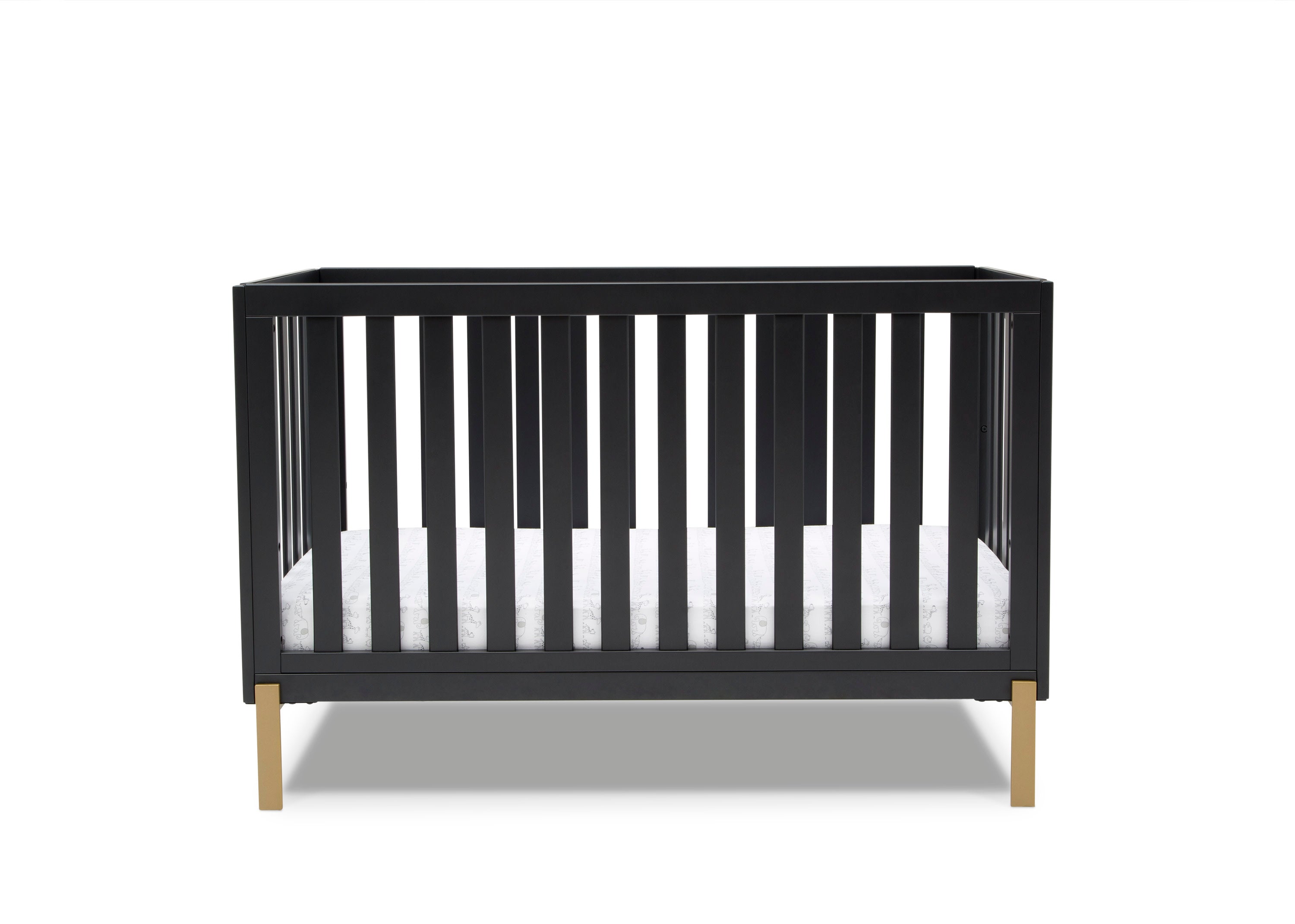Hendrix 4-in-1 Convertible Baby Crib - Toddler Bed, Daybed & Full-Size Bed - Safe Nursery Furniture for Boys & Girls - Perfect for Newborn to Teen Years
