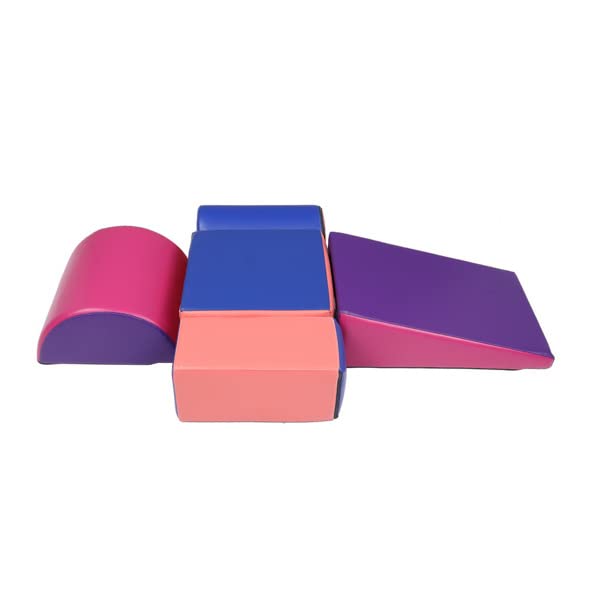 Children's Sensory Integration Toy Set - 5-in-1 Developmental Play Kit (Rose Red & Dark Blue) for Autism, ADHD & Early Learning | Home & Classroom Use
