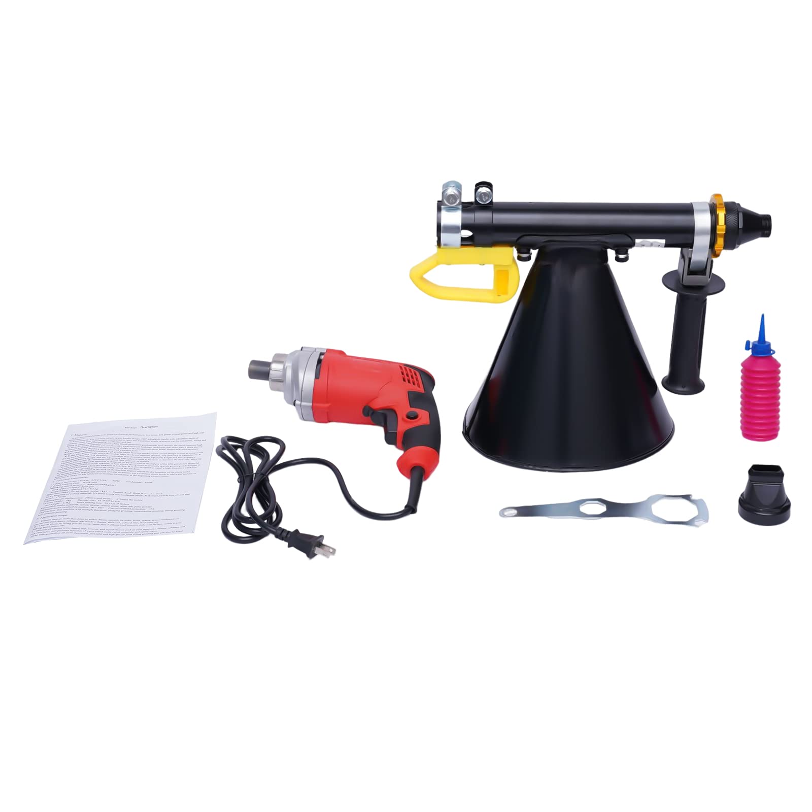 700W Electric Mortar Gun for Masonry & Floors - DIY & Construction