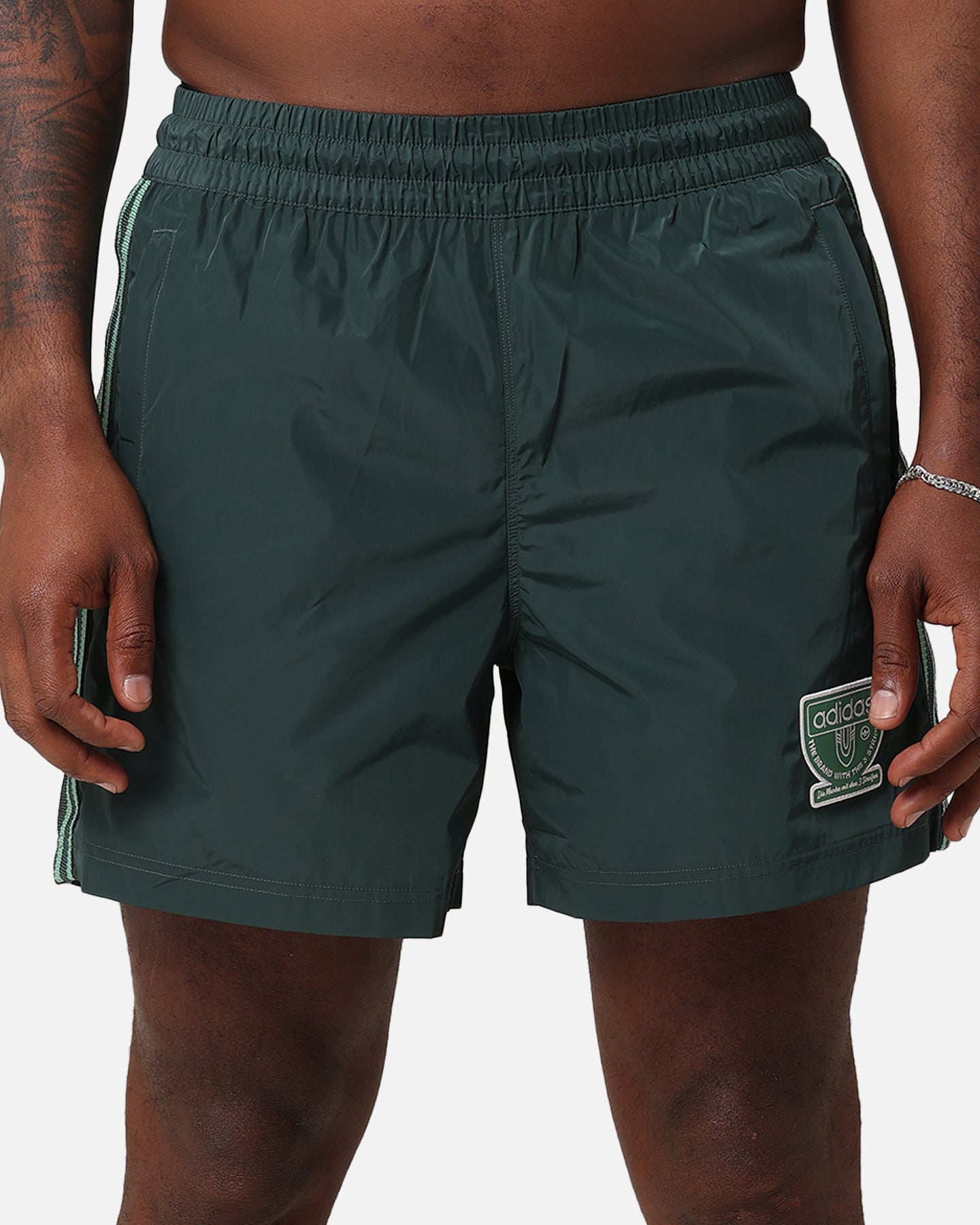 Adidas Graphic Sprinter Shorts for Men - Mineral Green Athletic Running Shorts with Comfortable Fit - Perfect for Gym, Jogging & Casual Wear