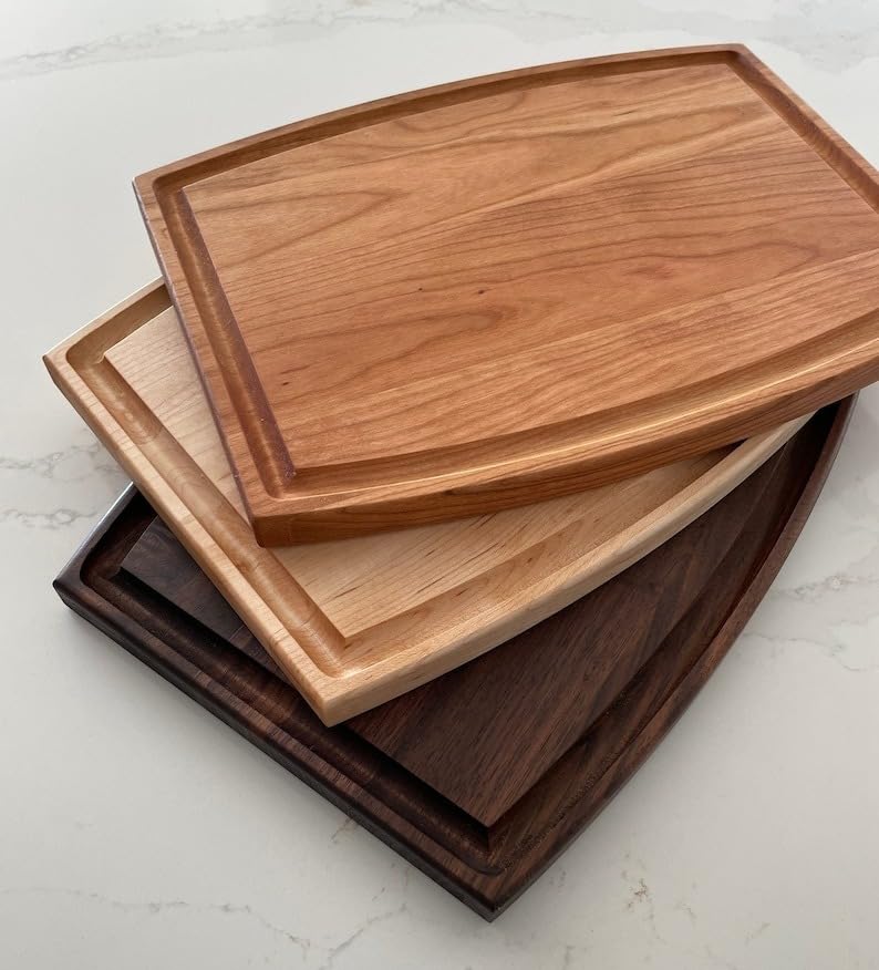 Personalized Engraved Walnut Cutting Board - 17