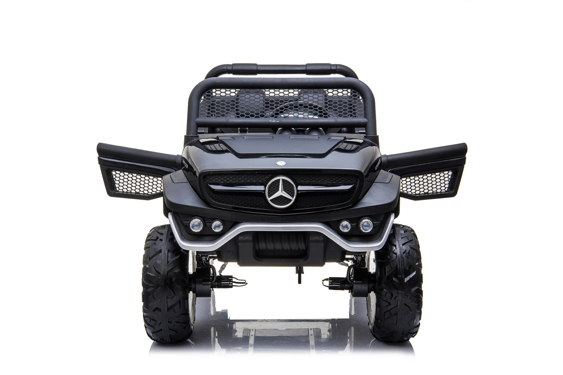 Mercedes Benz Unimog 24V Kids Ride-On ATV Car - 2 Seater Electric Toy Vehicle for Boys & Girls | Outdoor Adventure & Backyard Play