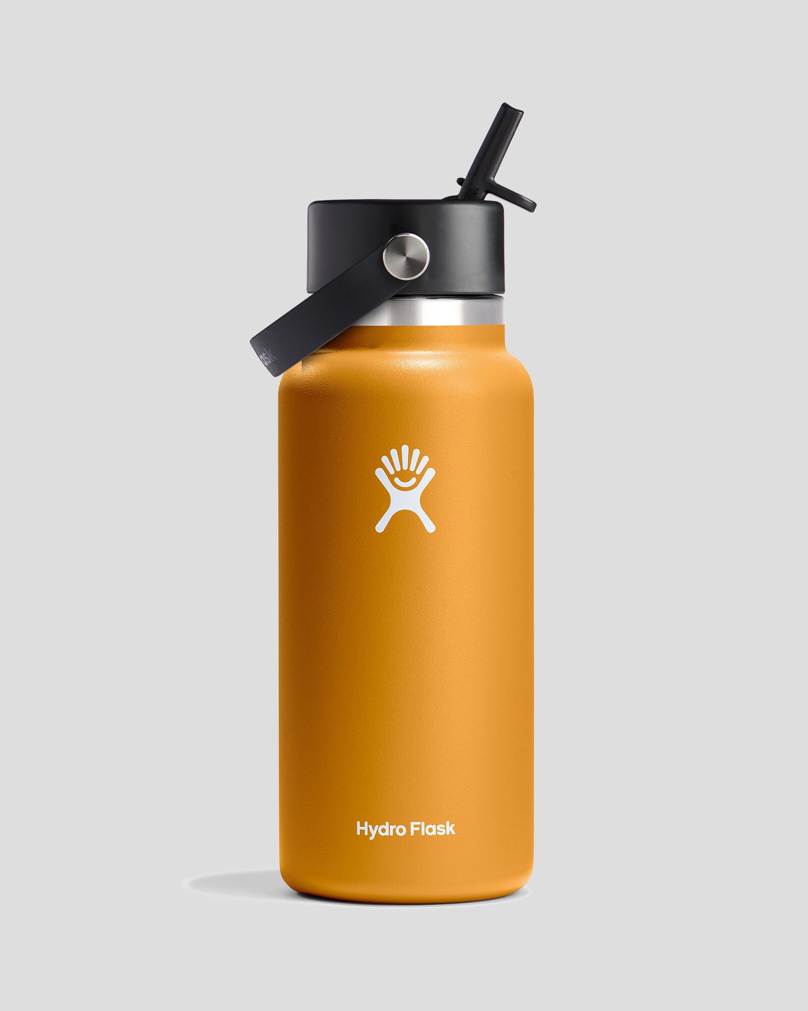 Hydro Flask Wide Mouth Straw Lid Water Bottle 32 oz (946 ml) - Insulated Stainless Steel Vacuum Flask for Hot & Cold Drinks - Perfect for Hiking, Camping, Gym & Outdoor Activities