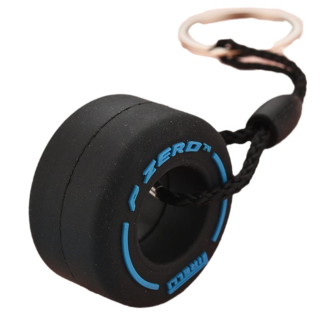 High-Quality Simulation Cartoon Small Tire Keychain - Formula One Racing Tire Pendant for Car Keys - Unique Car Accessory Decoration for Racing Fans & Auto Enthusiasts - Perfect Gift for Car Lovers & Motorsport Events